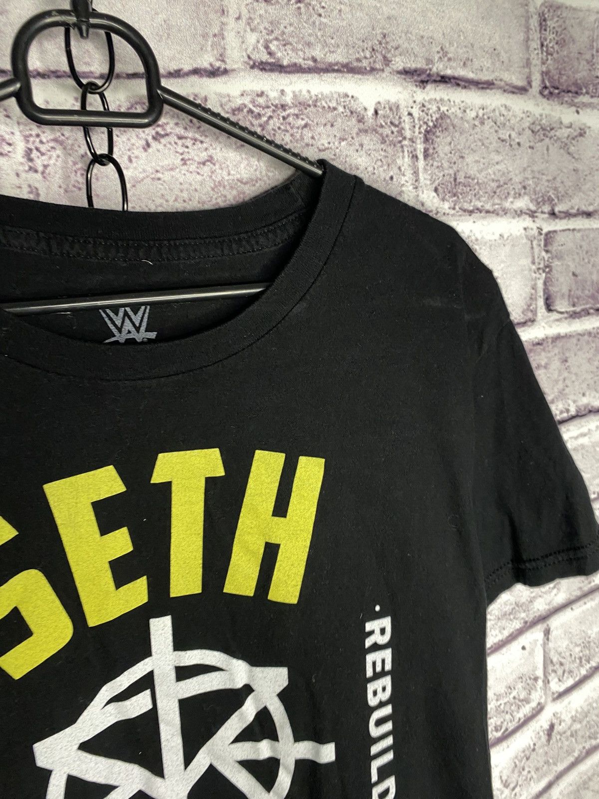 Band Tees Men's T-Shirt Seth Rollins WWE Redesign Reclaim Rebuild Size US M / EU 48-50 / 2 - 3 Thumbnail