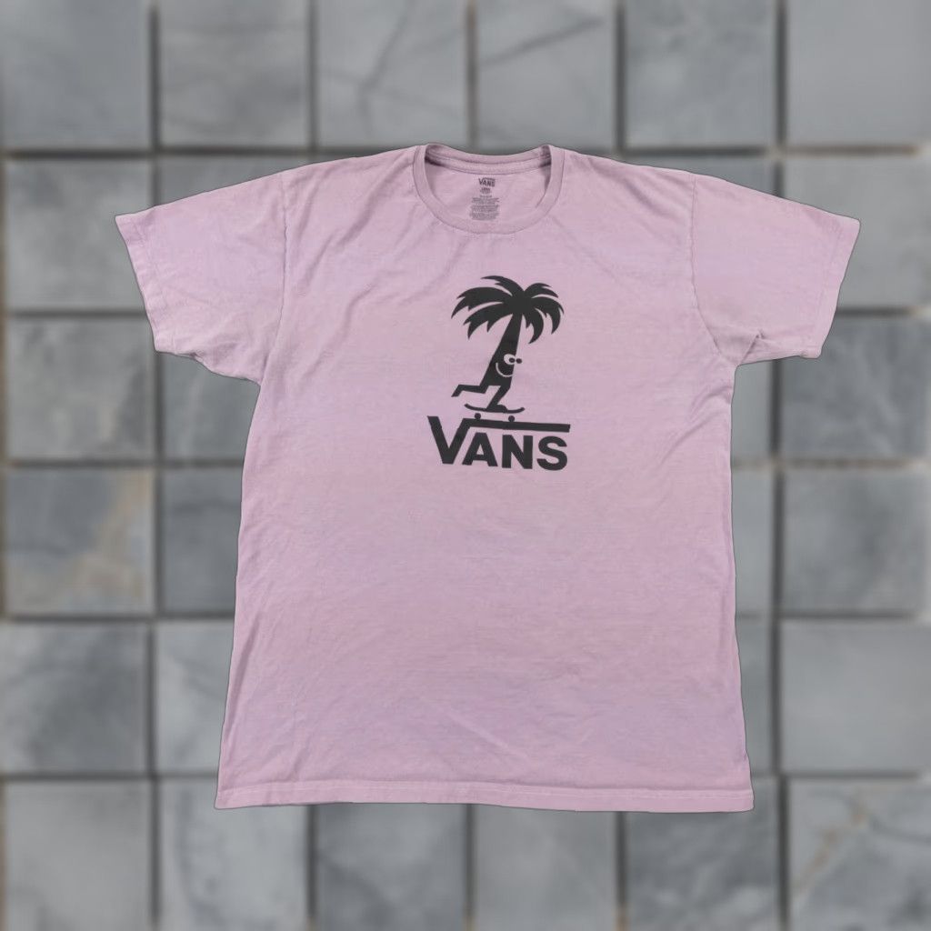 Vans VANS Short Sleeve T-Shirt Adult Large Purple Crewneck Skateboarding Graphic Mens Size US L / EU 52-54 / 3 - 1 Thumbnail