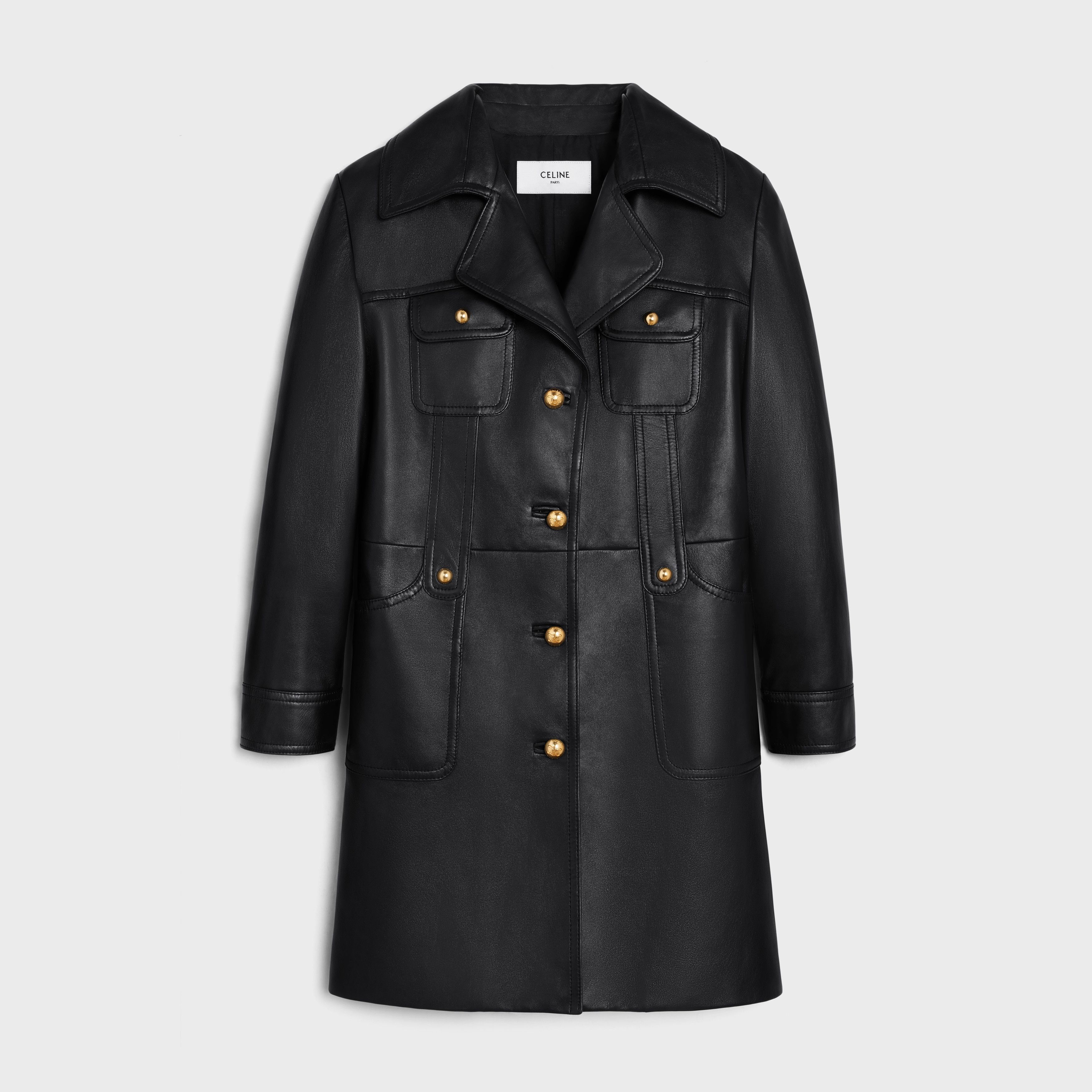 Celine neo coat in soft lambskin Size XL / US 12-14 / IT 48-50 - 1 Thumbnail