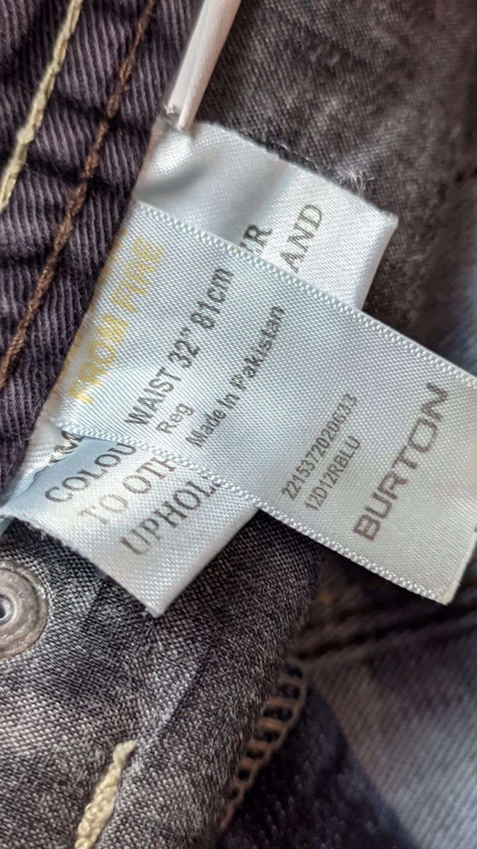 If Six Was Nine Jeans Burton washed denim faded pants Y2K Japanese Size US 32 / EU 48 - 5 Thumbnail