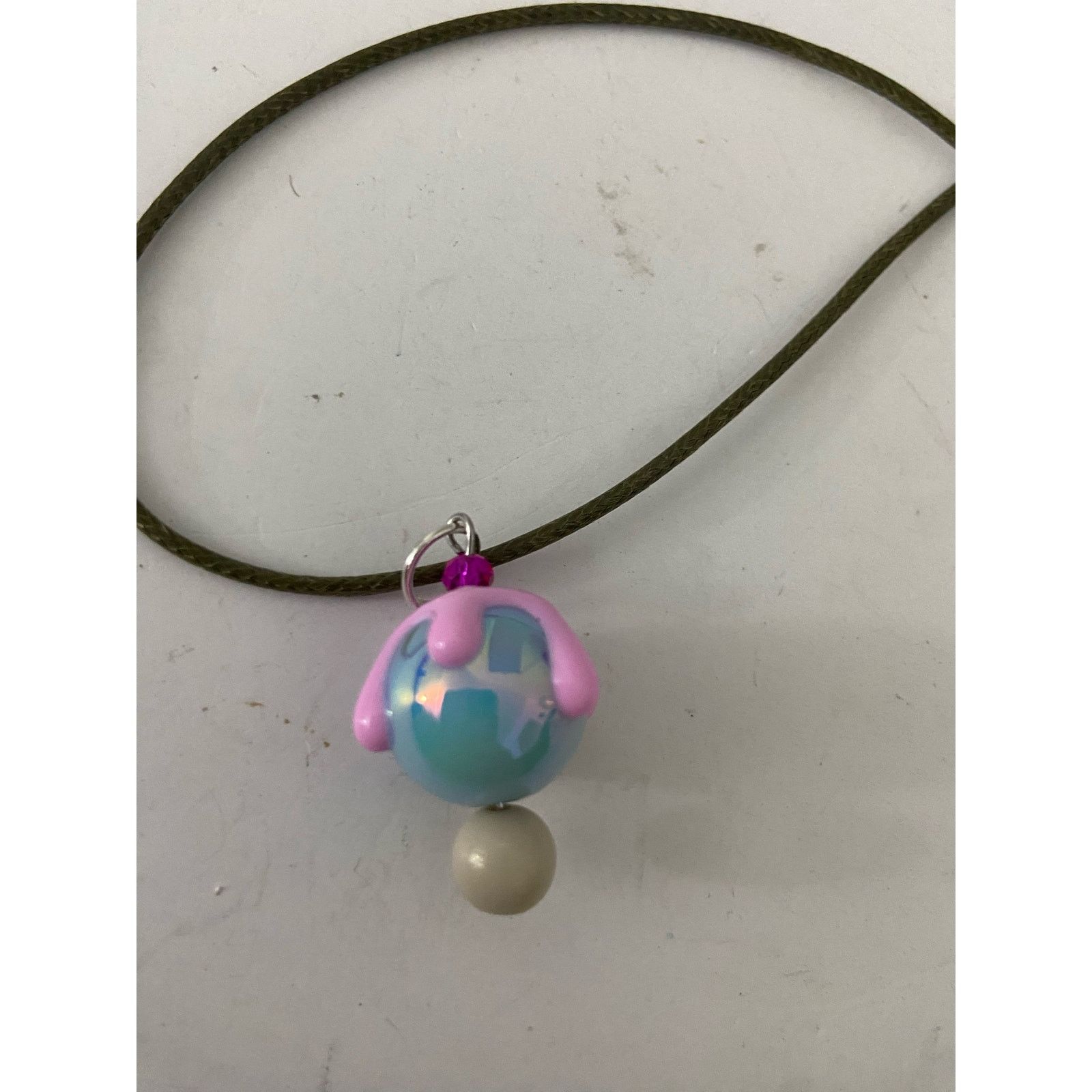 Handmade ice cream pendant necklace Size ONE SIZE - 5 Thumbnail