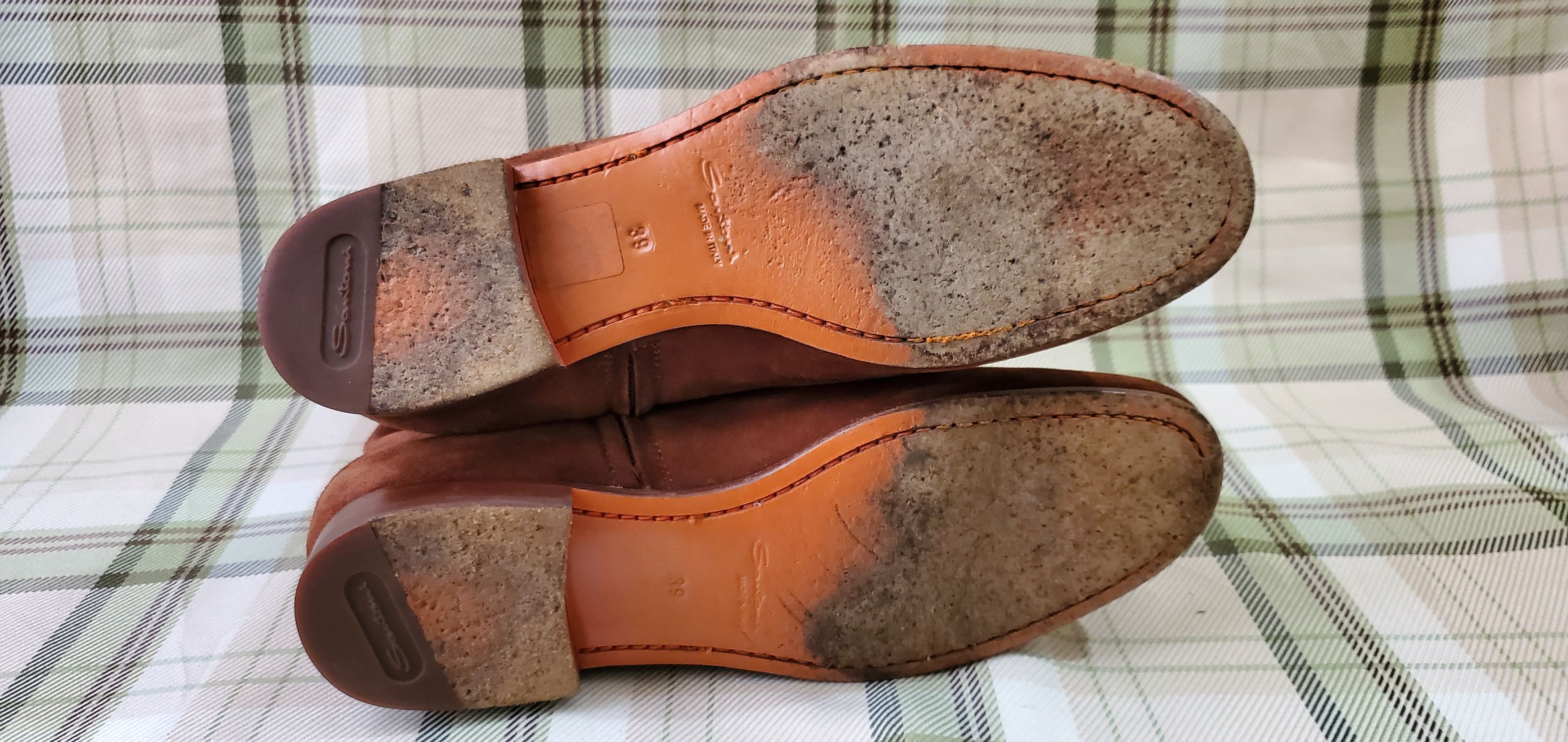 Santoni Santoni Brown Buckle Ankle Suede Boots Size US 9 / IT 39 - 5 Thumbnail