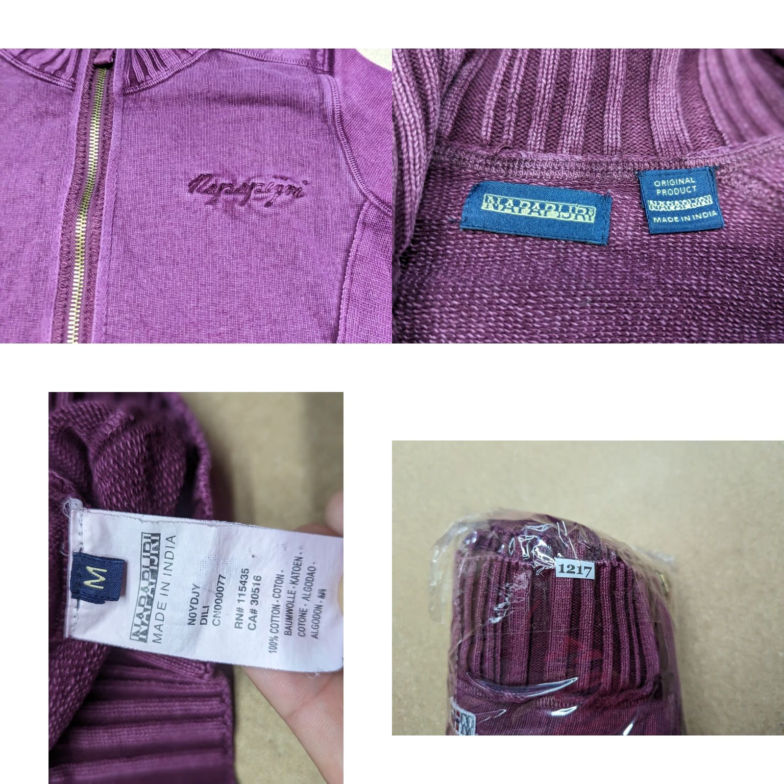 Napapijri VINTAGE Napapijri Womens Jacket Medium Purple Full Zip Cotton Casual Jacket Womens M Purple Napapijri Coat? (Please ignore the last line) Size M / US 6-8 / IT 42-44 - 8 Thumbnail