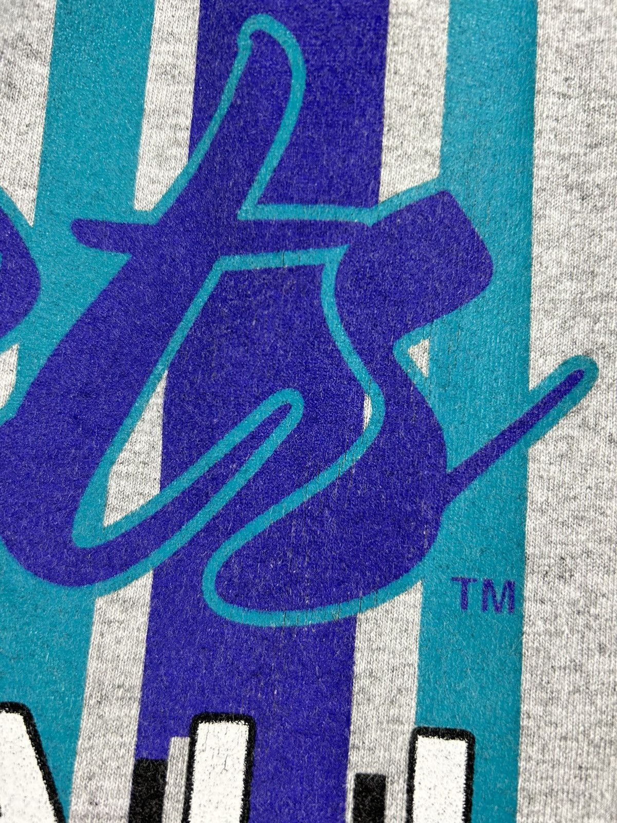 Vintage Vintage 90s Charlotte Hornets Basketball Tee Rare Size US XL / EU 56 / 4 - 15 Thumbnail