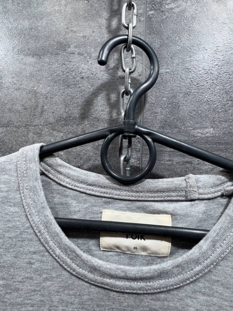 Folk Folk Grey Men’s Logo T-Shirt Size XL Size US XL / EU 56 / 4 - 2 Thumbnail