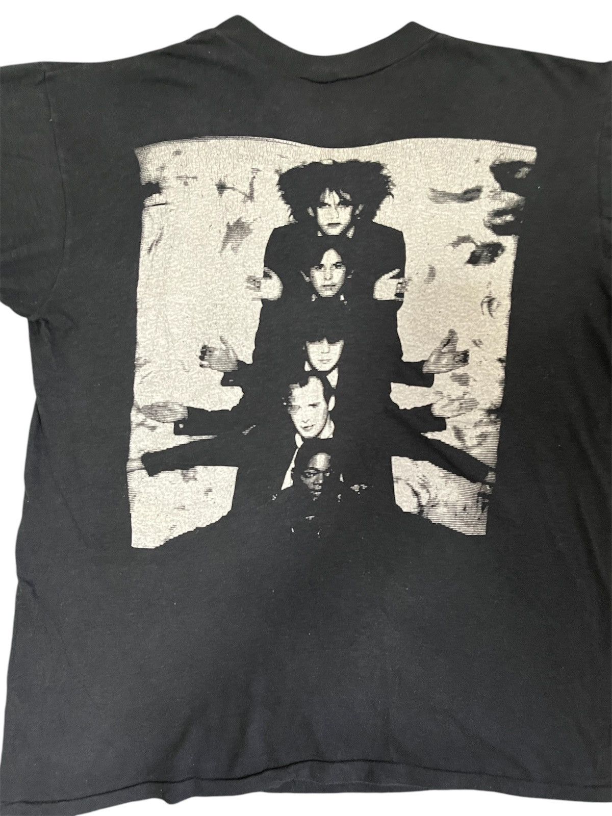 Vintage The Cure Live Concert 1980s Black T-shirt