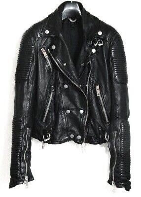 Burberry Prorsum Burberry Prorsum 2011 Leather Biker Jacket 38 Size S / US 4 / IT 40 - 1 Thumbnail