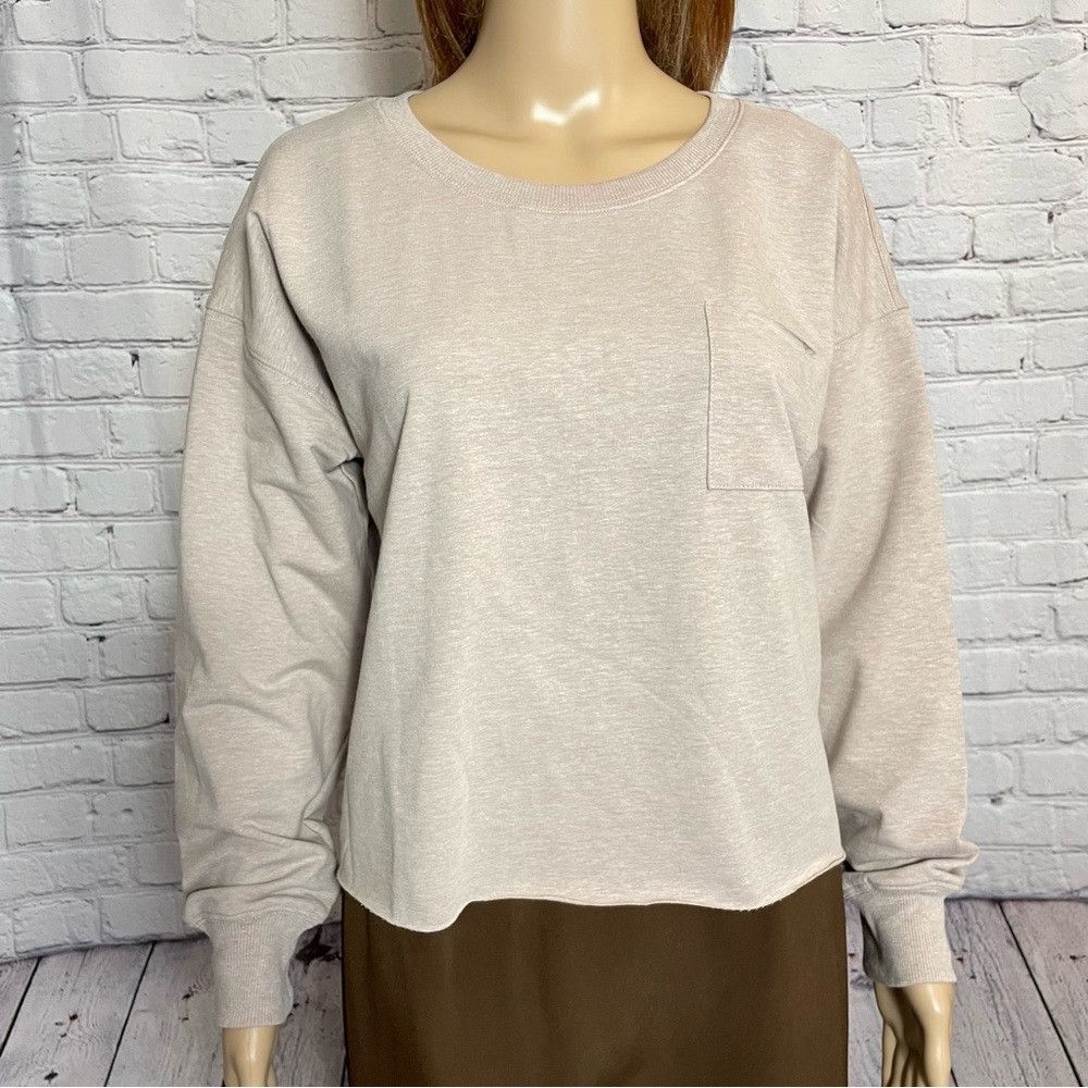 Other NWT New Harmony Balance Organic Cotton Beige Sweatshirt Siz Size L / US 10 / IT 46 - 9 Thumbnail