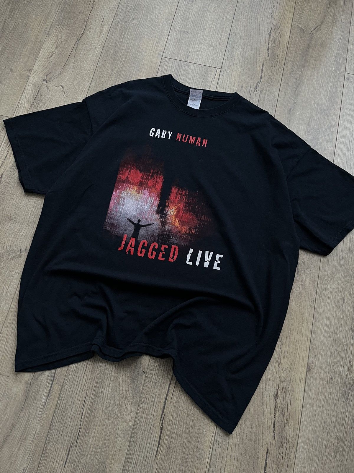 Band Tees × Vintage Vintage Gary Numan (JAGGED LIVE) Very Rare Shirt Size US XL / EU 56 / 4 - 3 Thumbnail