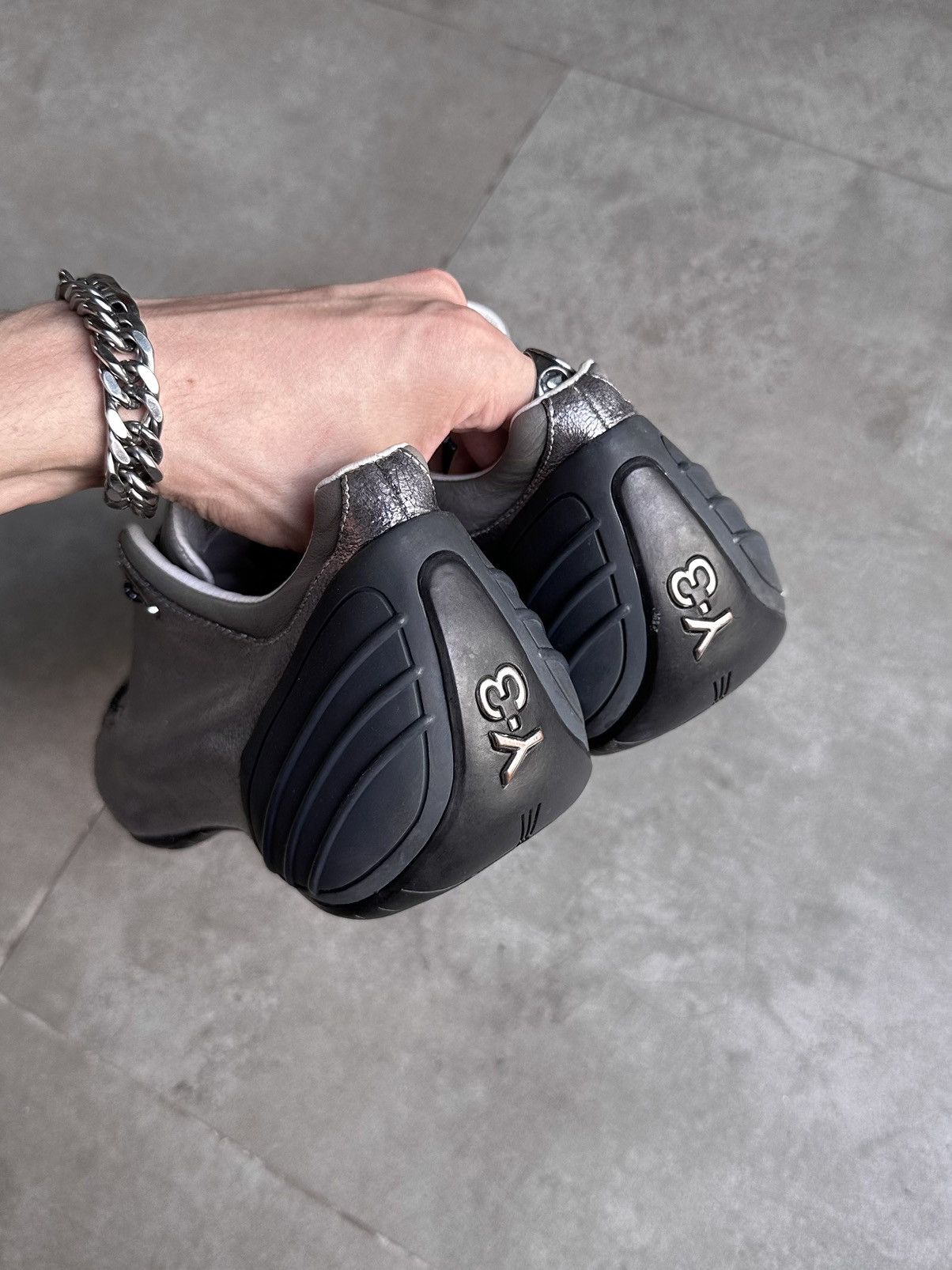 Y-3 2005 FUTURISTIC MULE SNEAKERS Size US 11.5 / EU 44-45 - 2 Thumbnail