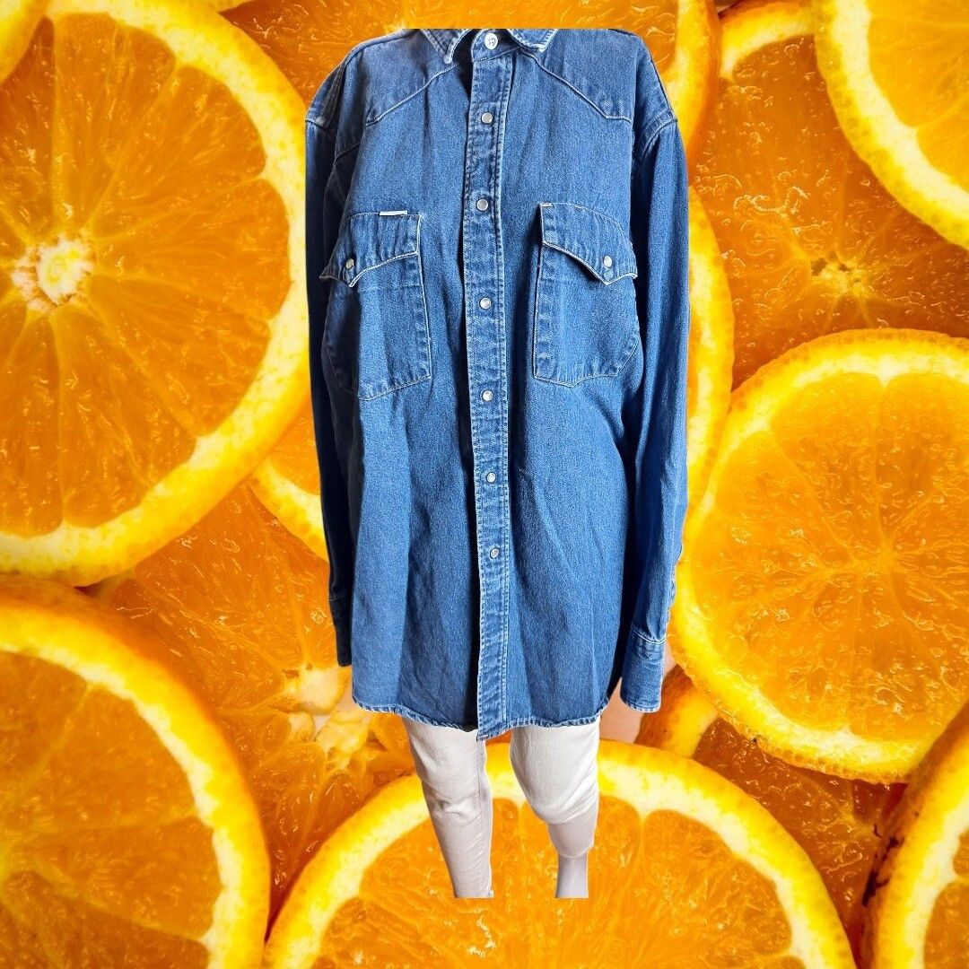 Carhartt Carhartt Denim Shirt Western Style Button Up Long Sleeve Wor Size US L / EU 52-54 / 3 - 2 Thumbnail