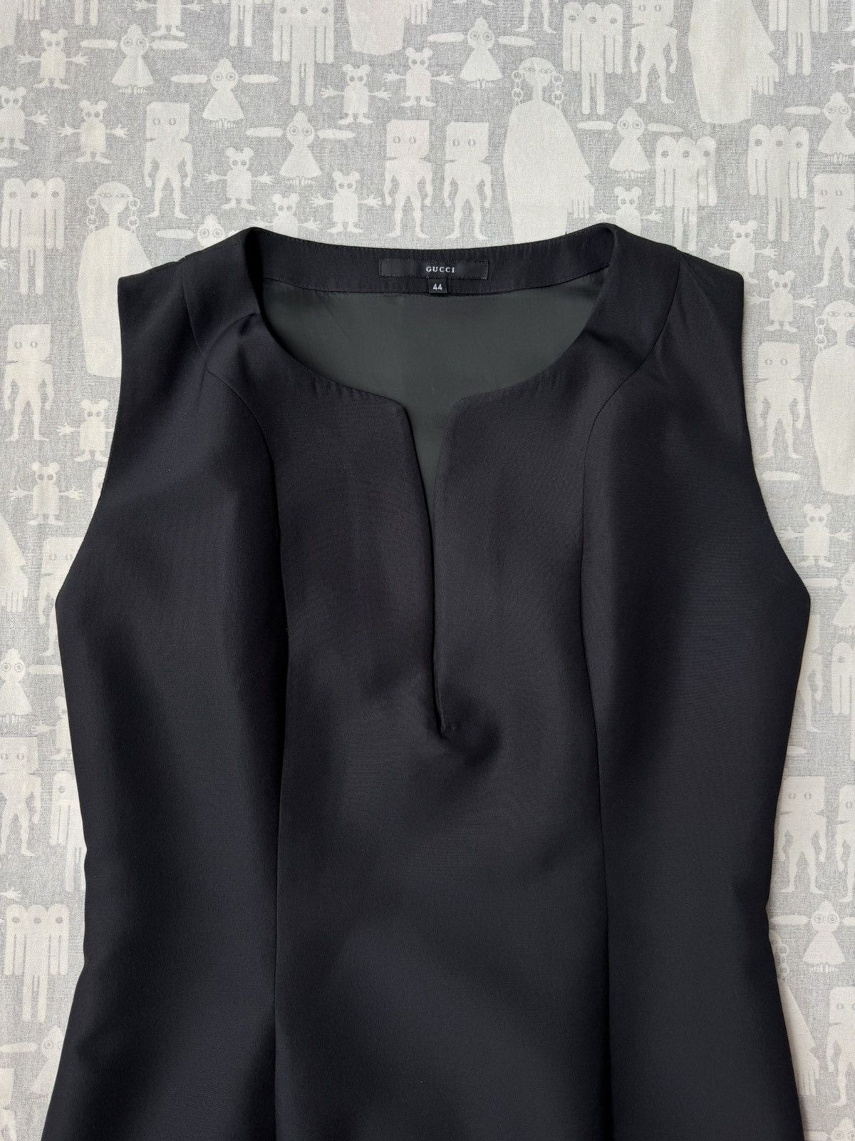 Gucci Gucci Tom Ford 1999 Plunging Neckline Structured Midi Dress Size M / US 6-8 / IT 42-44 - 5 Thumbnail