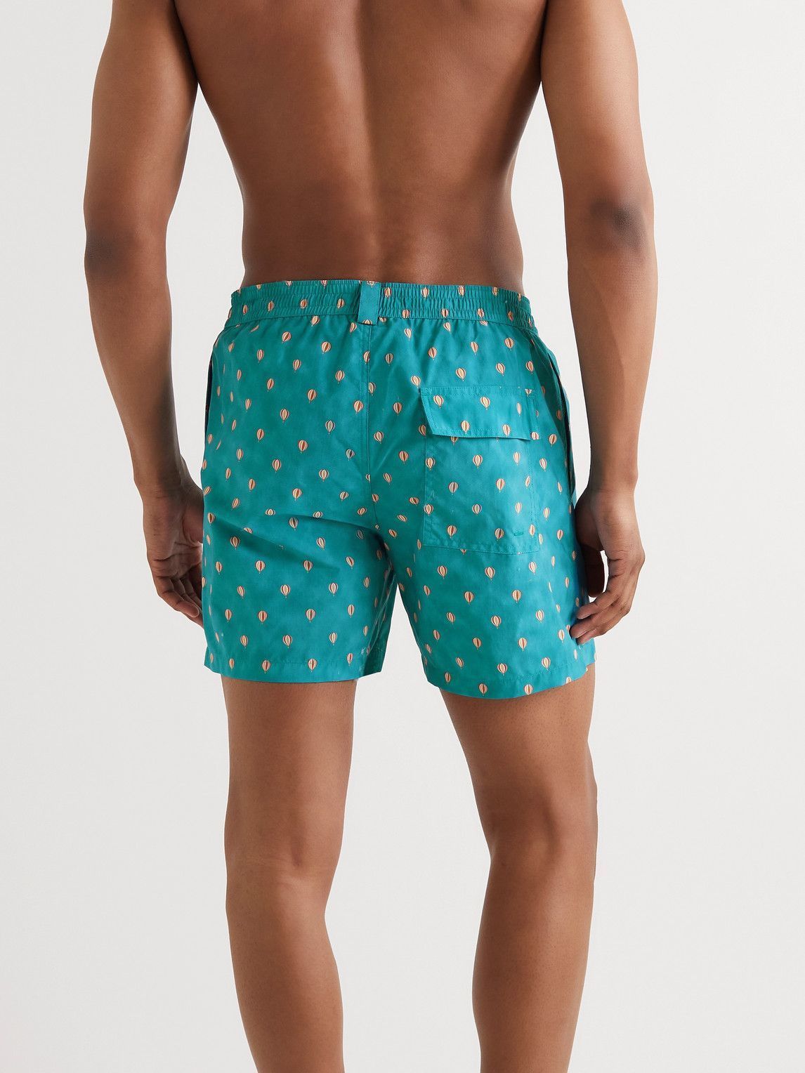 Loro Piana o1srvl11e1024 Bay Swim Short in Mint Blue Size US 30 / EU 46 - 3 Thumbnail