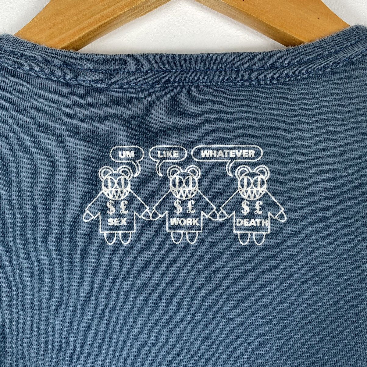 Band Tees Vintage 00's RADIOHEAD Sex Work Death Band Faded Tee Size US M / EU 48-50 / 2 - 9 Thumbnail