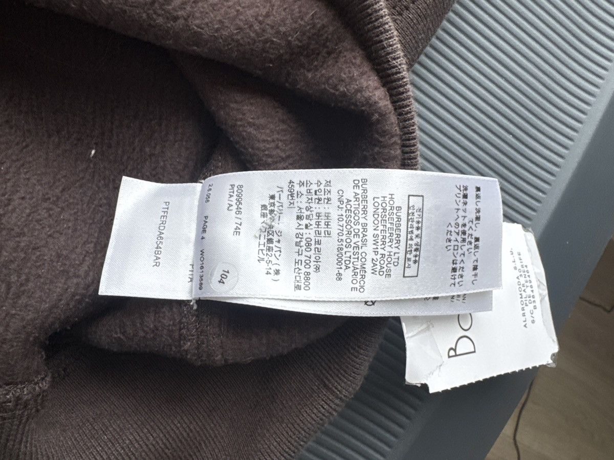 Burberry Burberry Long Sleeved Crewneck Sweatshirt Brown Size US L / EU 52-54 / 3 - 5 Thumbnail
