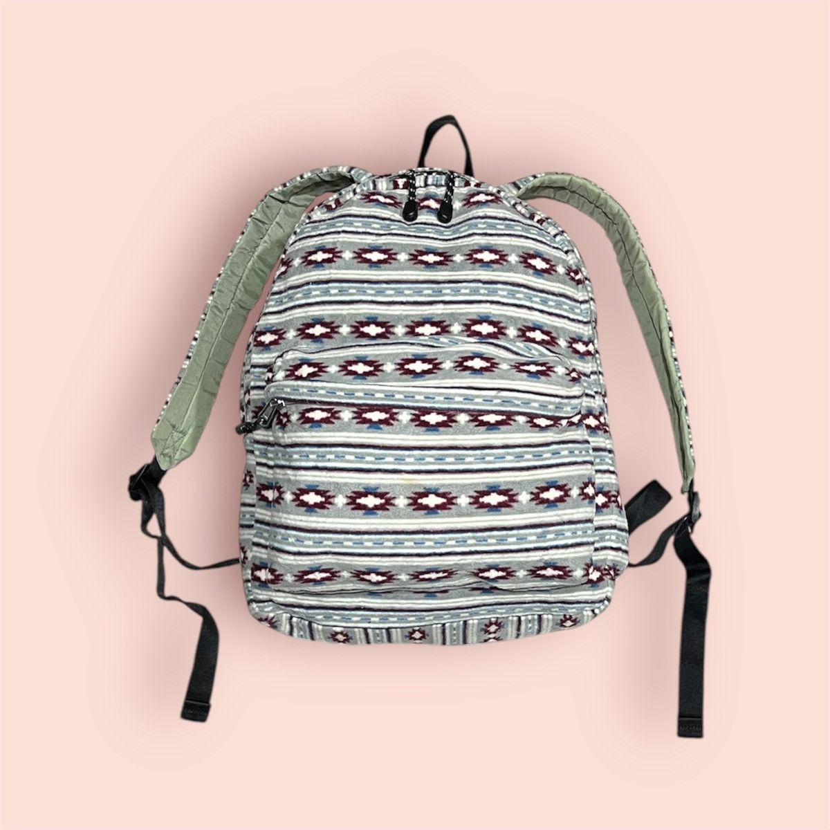 Uniqlo VINTAGE UNIQLO MICRO FLEECE NORDIC NATIVE BACKPACK Size ONE SIZE - 14 Thumbnail