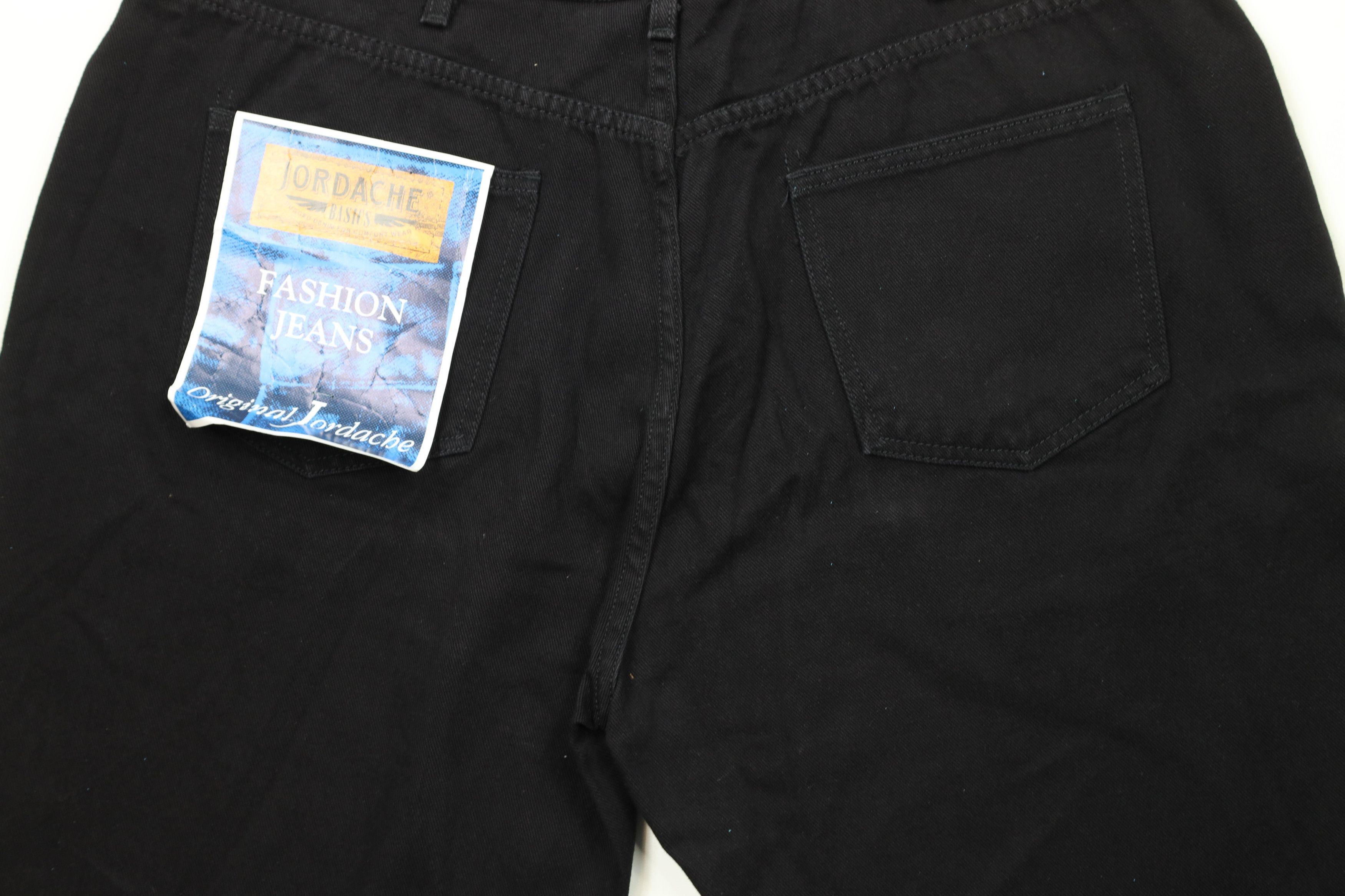 Vintage Deadstock Vintage 90s Streetwear Fit Denim Shorts Black Size US 40 / EU 56 - 13 Thumbnail