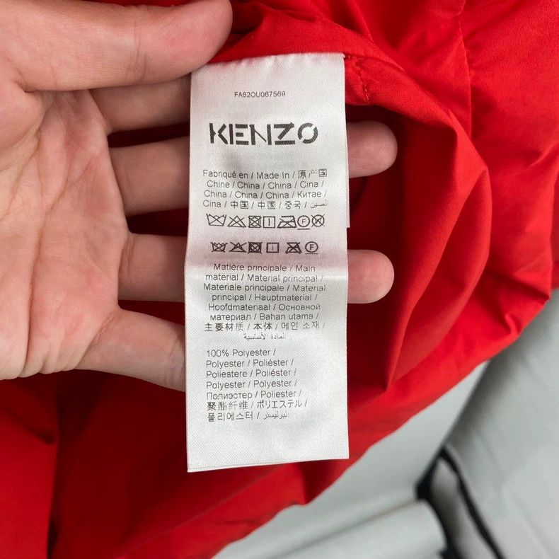 Kenzo Kenzo Red crossed letter logo down jacket Size XS / US 0-2 / IT 36-38 - 4 Thumbnail