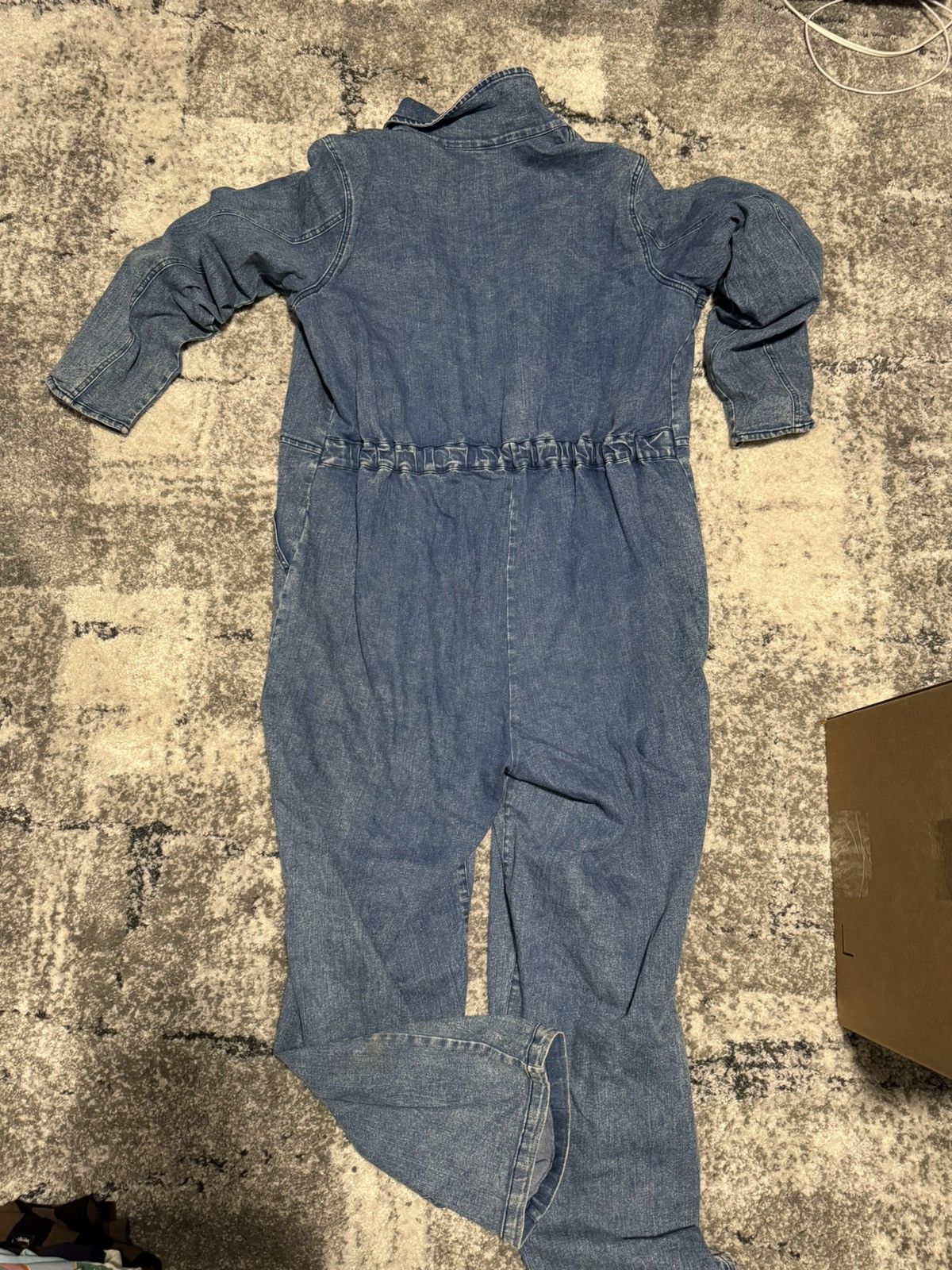 Vintage Full Denim Zip Up Jumpsuit Size US 36 / EU 52 - 4 Thumbnail