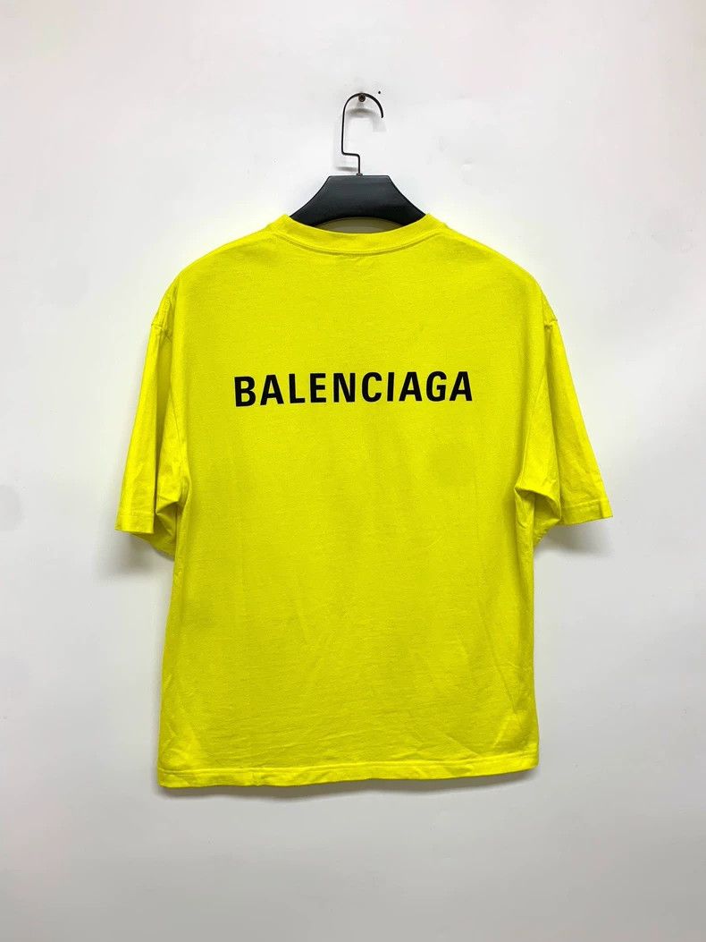 Balenciaga Balenciaga Neon Yellow Short Sleeve T-Shirt, Size S Size US S / EU 44-46 / 1 - 8 Thumbnail