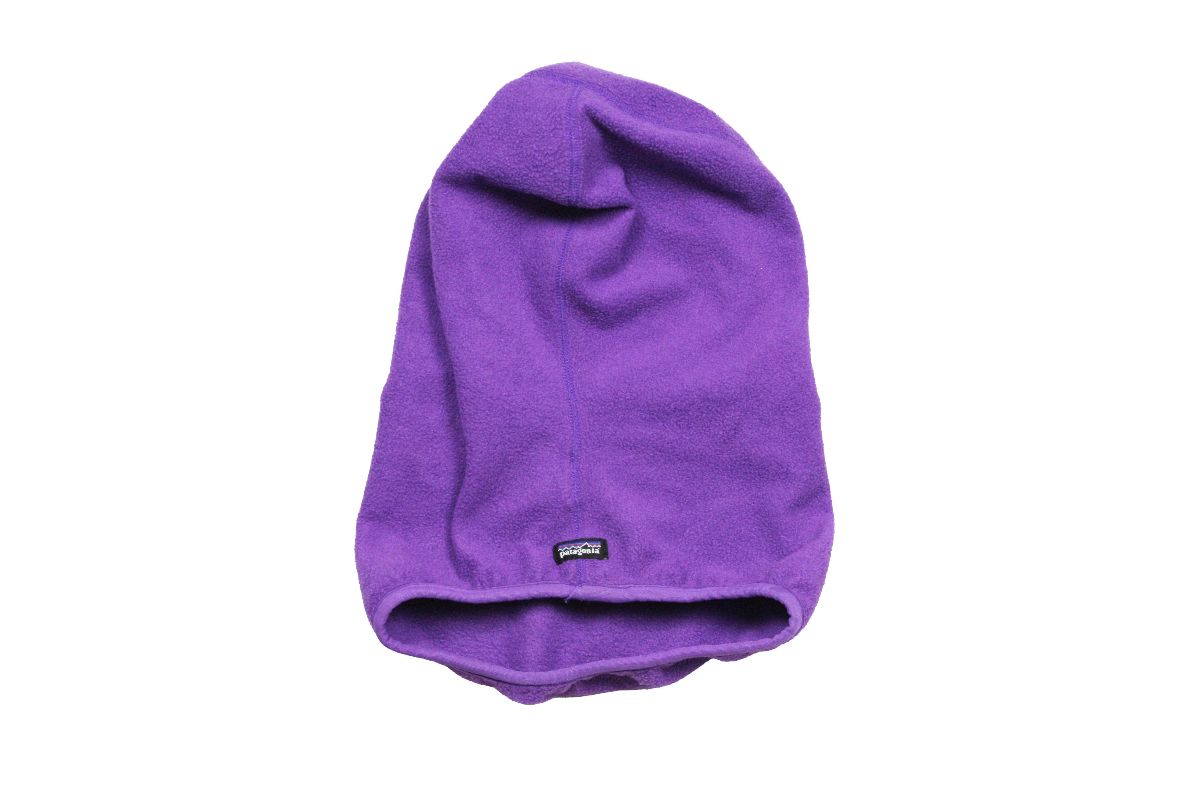 Patagonia 90S Logo Fleece Mask Balaclava Vintage Made in France Size ONE SIZE - 4 Thumbnail