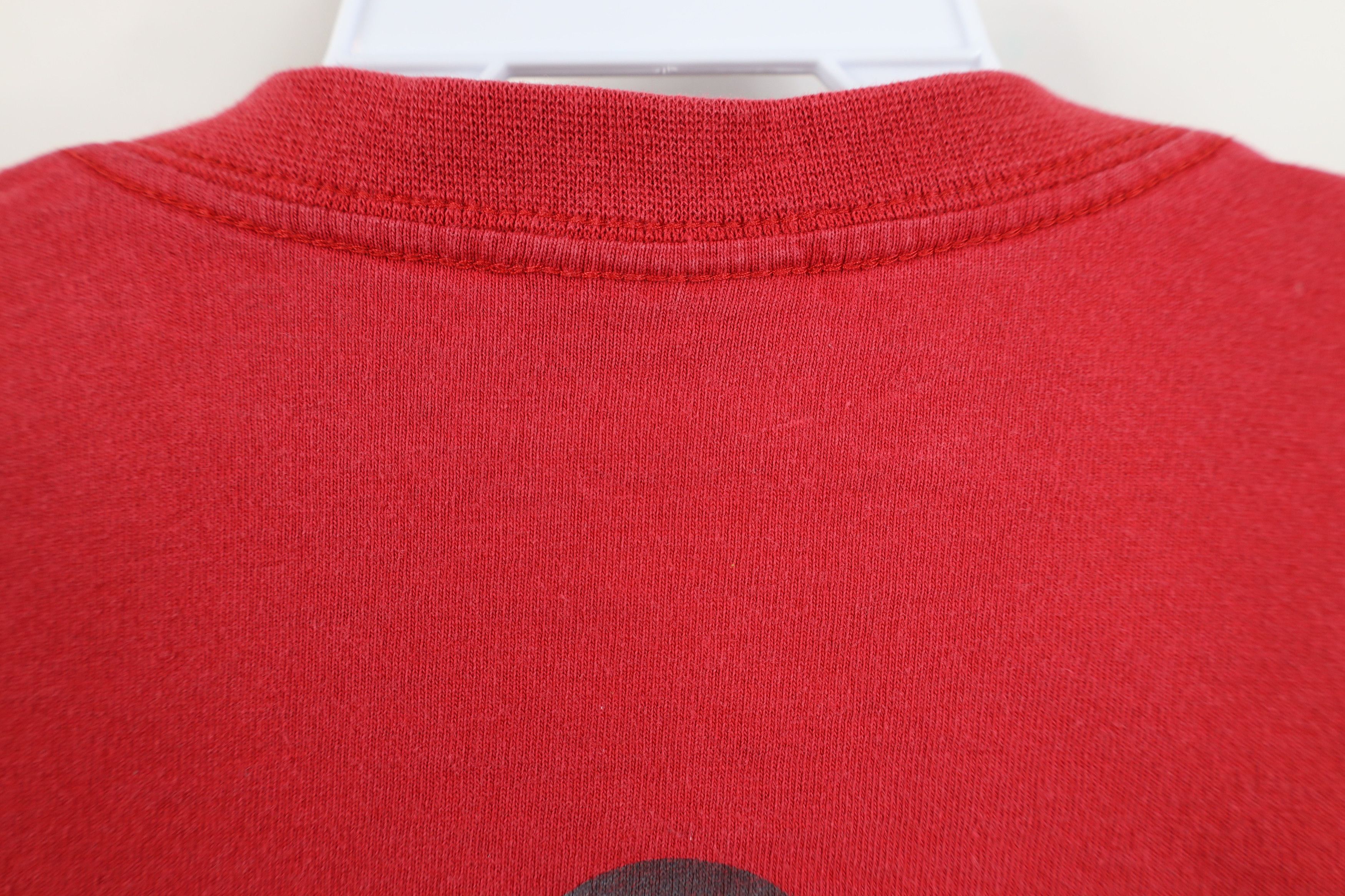 Nike Vintage Y2K Nike Air Bubble Spell Long Sleeve T-Shirt Red Size US L / EU 52-54 / 3 - 11 Thumbnail