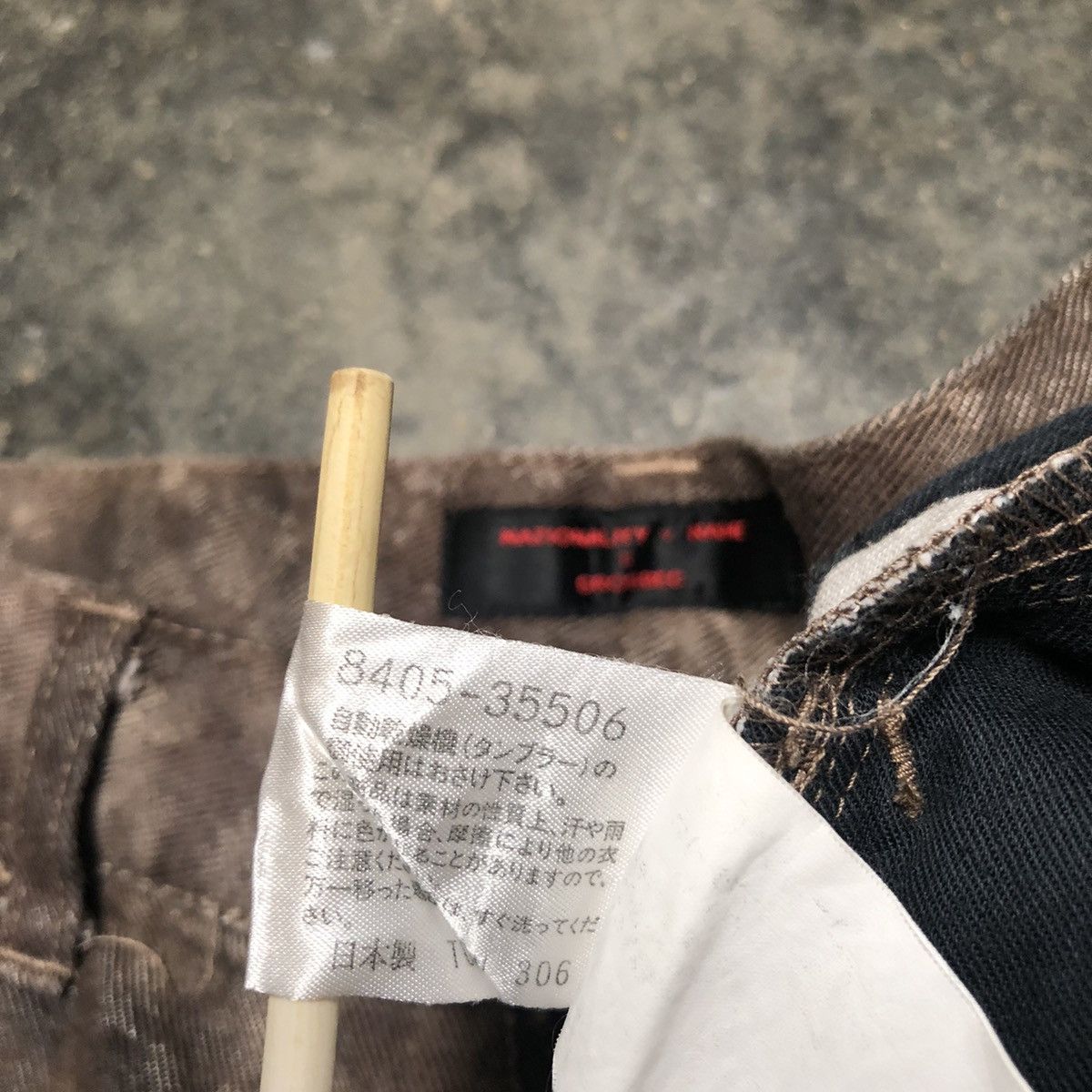 Japanese Brand Nationality + Name !! Grosbec Size US 31 - 5 Thumbnail