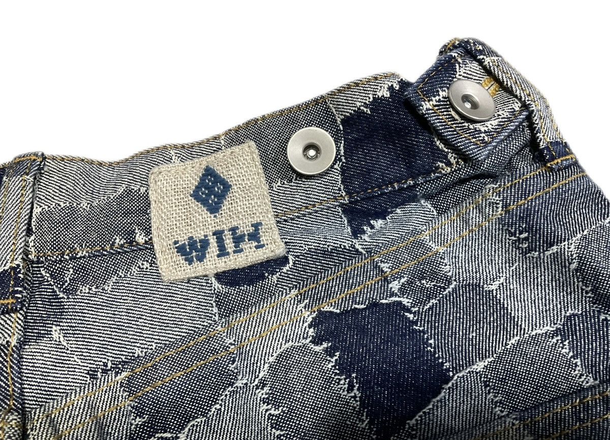 Hysteric Glamour × If Six Was Nine × Japanese Brand 🔥Sick Y2K Japanese WIH Patchwok Flared Denim Size US 30 / EU 46 - 7 Thumbnail