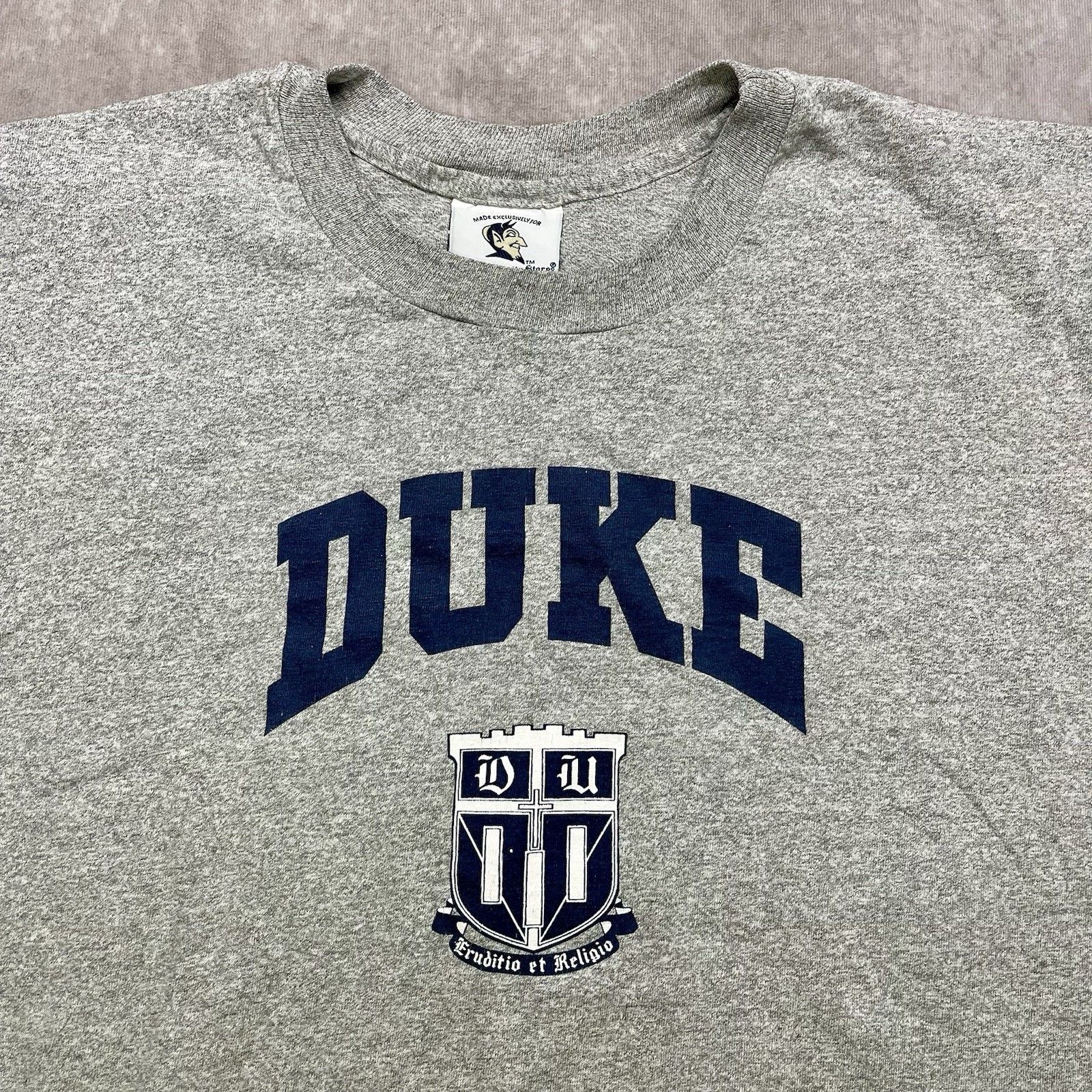 Other Rare Vtg 80s Duke Single Stitch T-Shirt XL Gray Cotton Excha Size US XL / EU 56 / 4 - 3 Thumbnail
