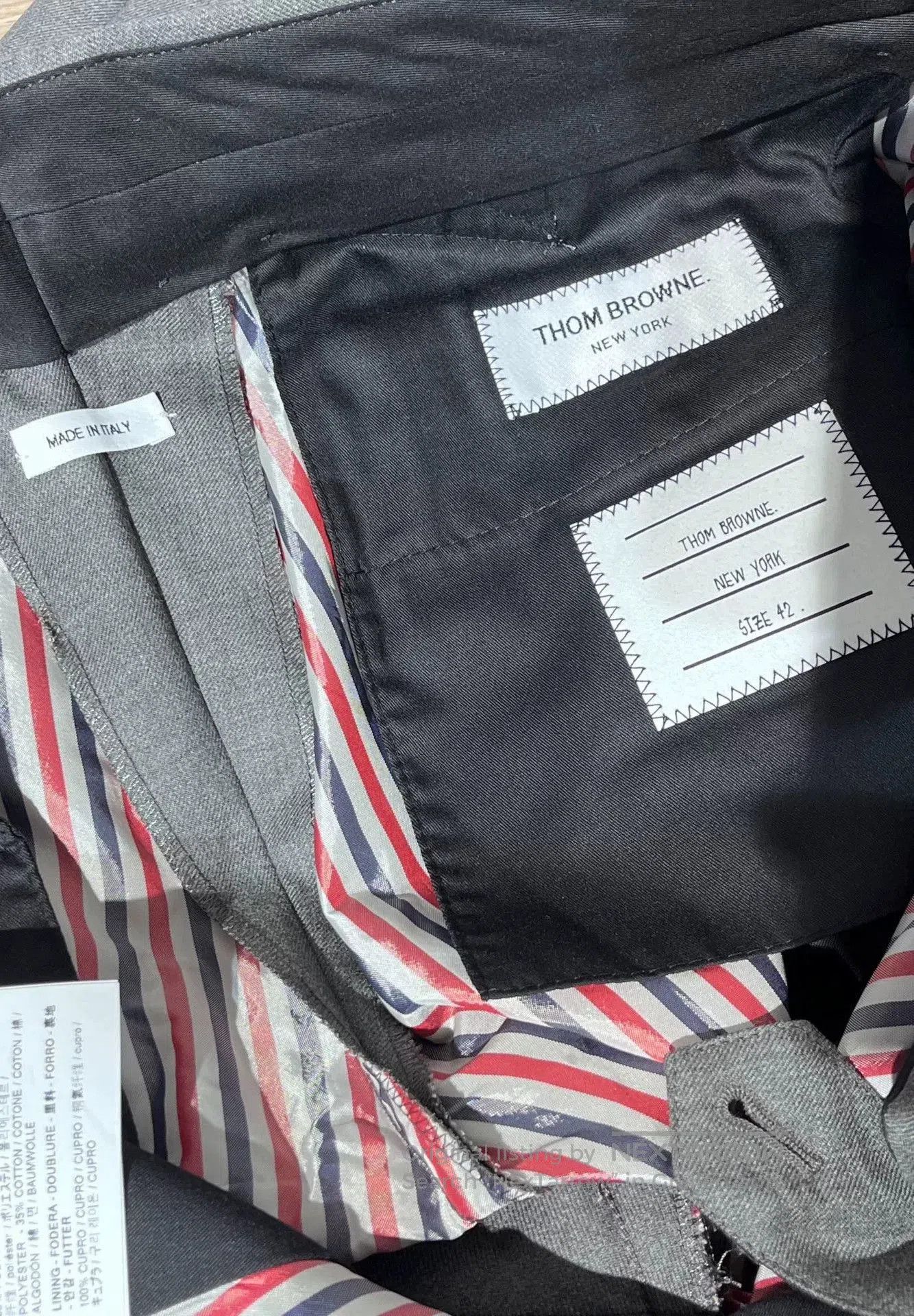 Thom Browne Thom Browne Gray Trousers Size 4. Size 41" - 7 Thumbnail