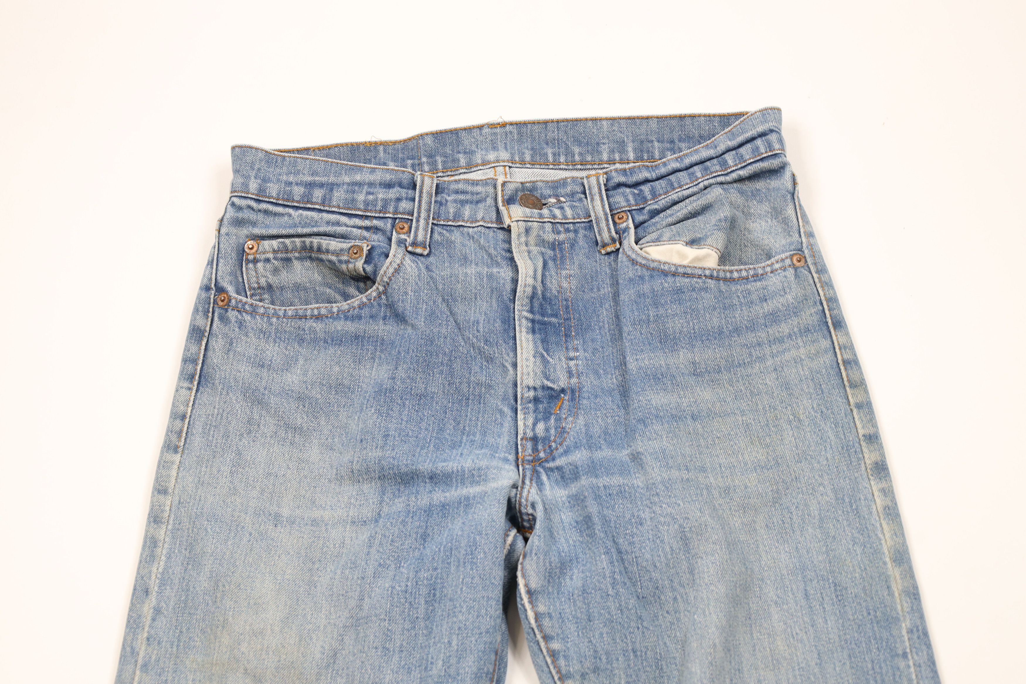 Levi's × Vintage Vintage 70s Levis 505 0217 Regular Fit Denim Jeans USA Talon Size US 30 / EU 46 - 2 Thumbnail