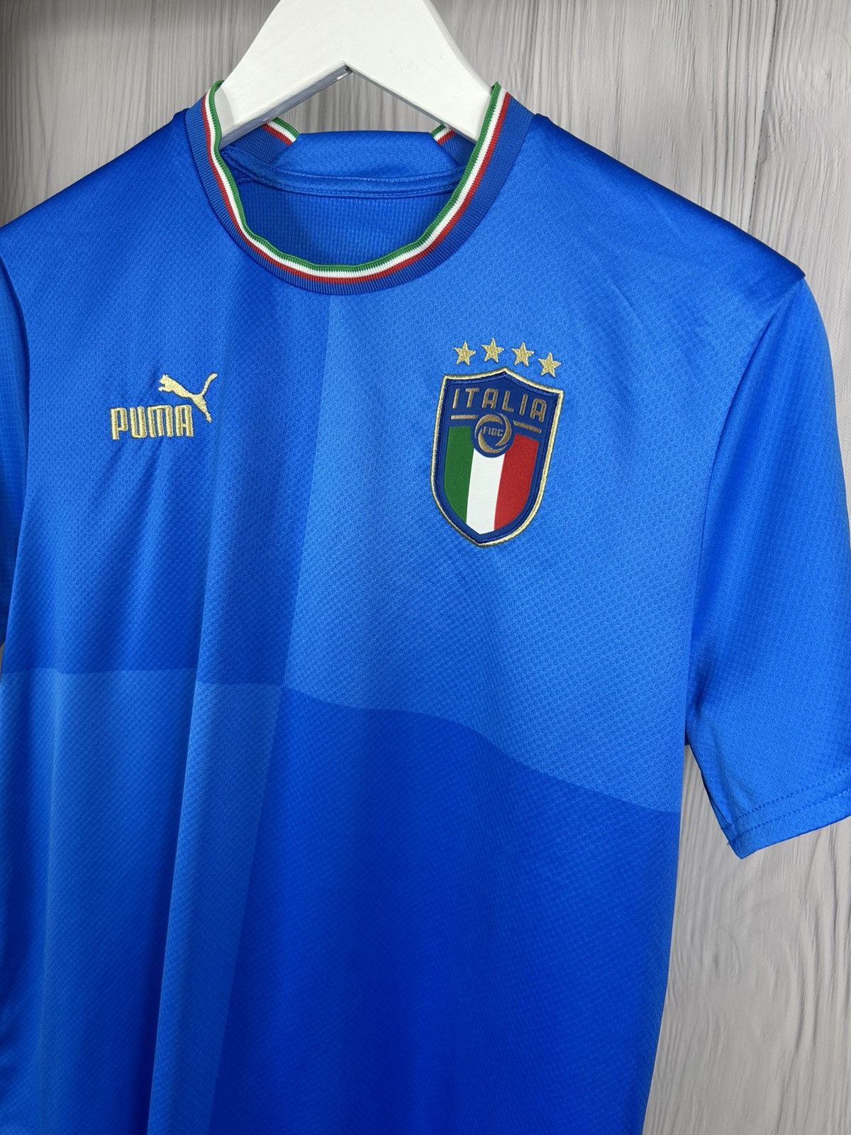 Puma Italy 2022/23 Home Jersey Boys XL 15-16Y 176cm Puma T-Shirt Size US XL / EU 56 / 4 - 3 Thumbnail