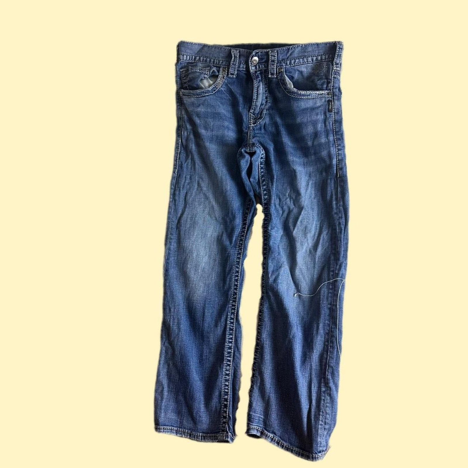 Silver Jeans Co. Silver Jeans Co. Distressed Straight Leg Denim Casual VTG Size US 32 / EU 48 - 1 Thumbnail