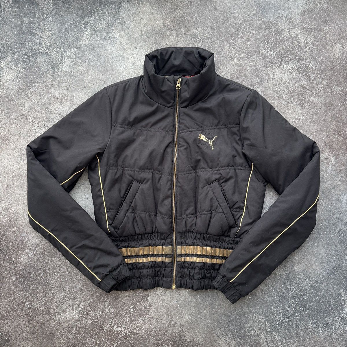 Puma Puma Y2K Vintage Grunge Cropped Bomber Jacket Size S / US 4 / IT 40 - 1 Thumbnail
