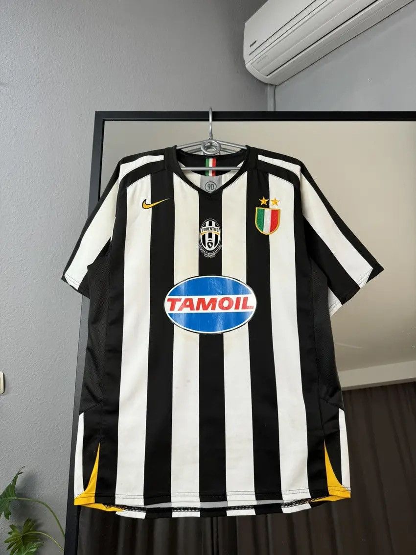 Vtg Nike Total 90 Juventus FC 05/06 Away Centenary Jersey