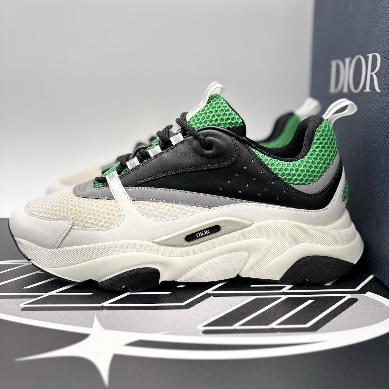 Dior Dior B22 Sneaker ' Green, White ' | SUPER CLEAN! Size US 13 / EU 46 - 1 Thumbnail