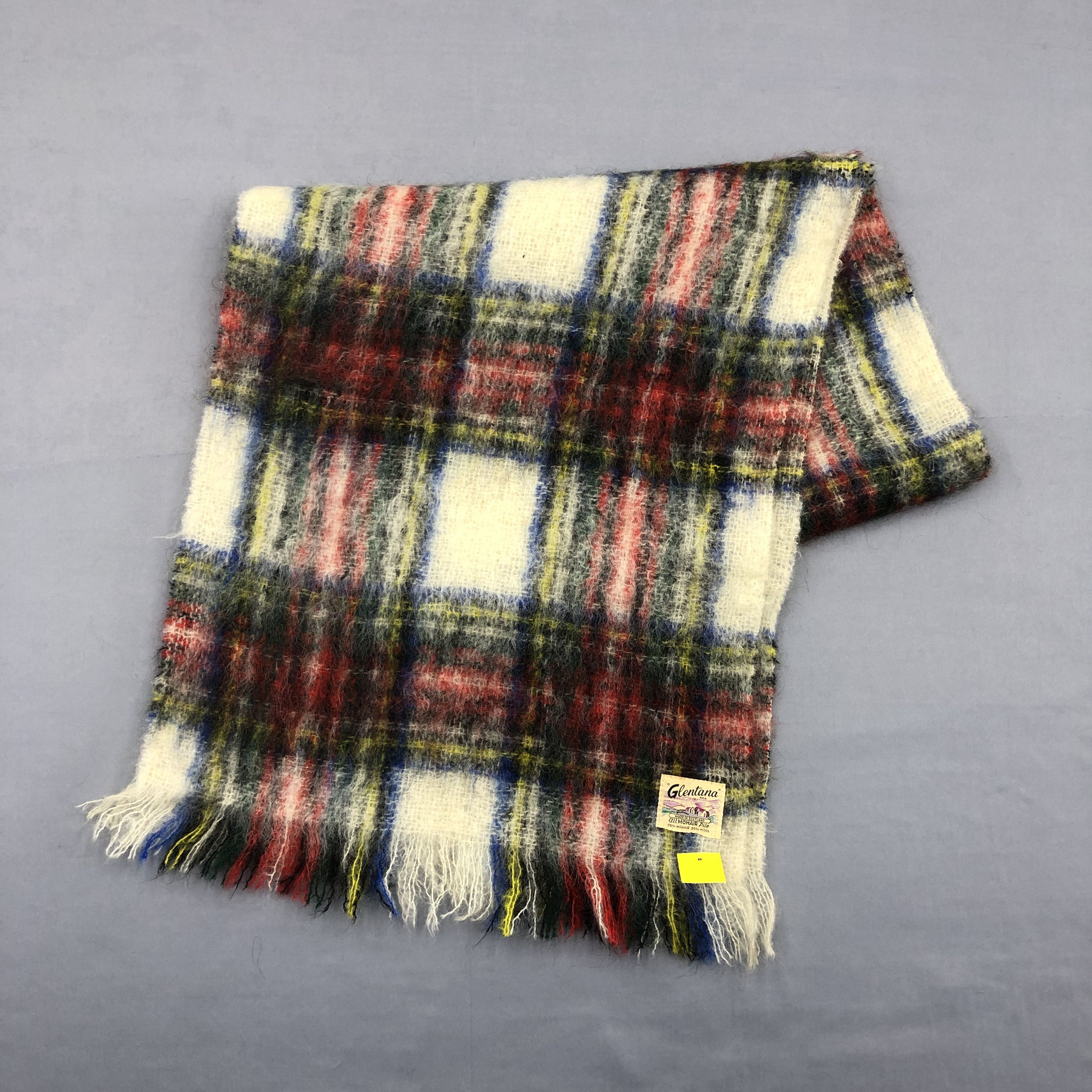 Vintage Vintage Glentana Scarf Scottish Tartan Mohair Wool Scarves Size ONE SIZE - 5 Thumbnail