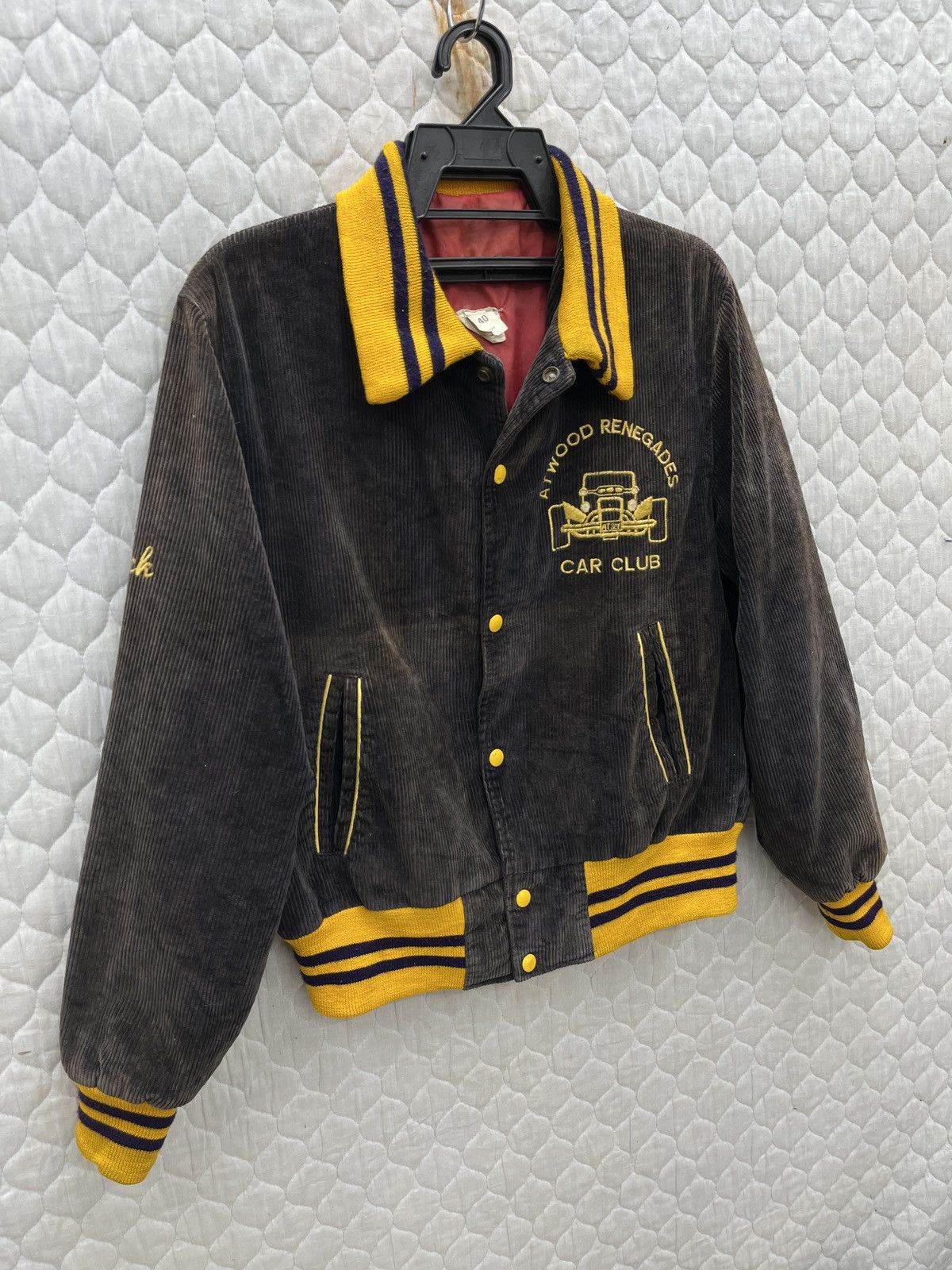 Vintage 🔥🔥🔥STEALS VTG ATWOOD RENEGADES CAR CLUB CORDUROY JACKET Size US S / EU 44-46 / 1 - 2 Thumbnail
