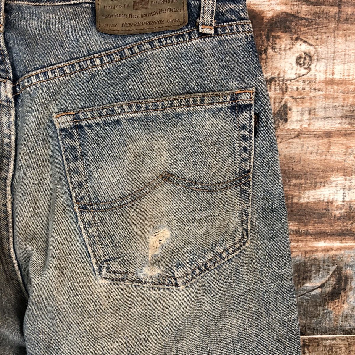 Vintage DL Bobson vintage Blue Denim Pants #C175 Size US 30 / EU 46 - 16 Thumbnail