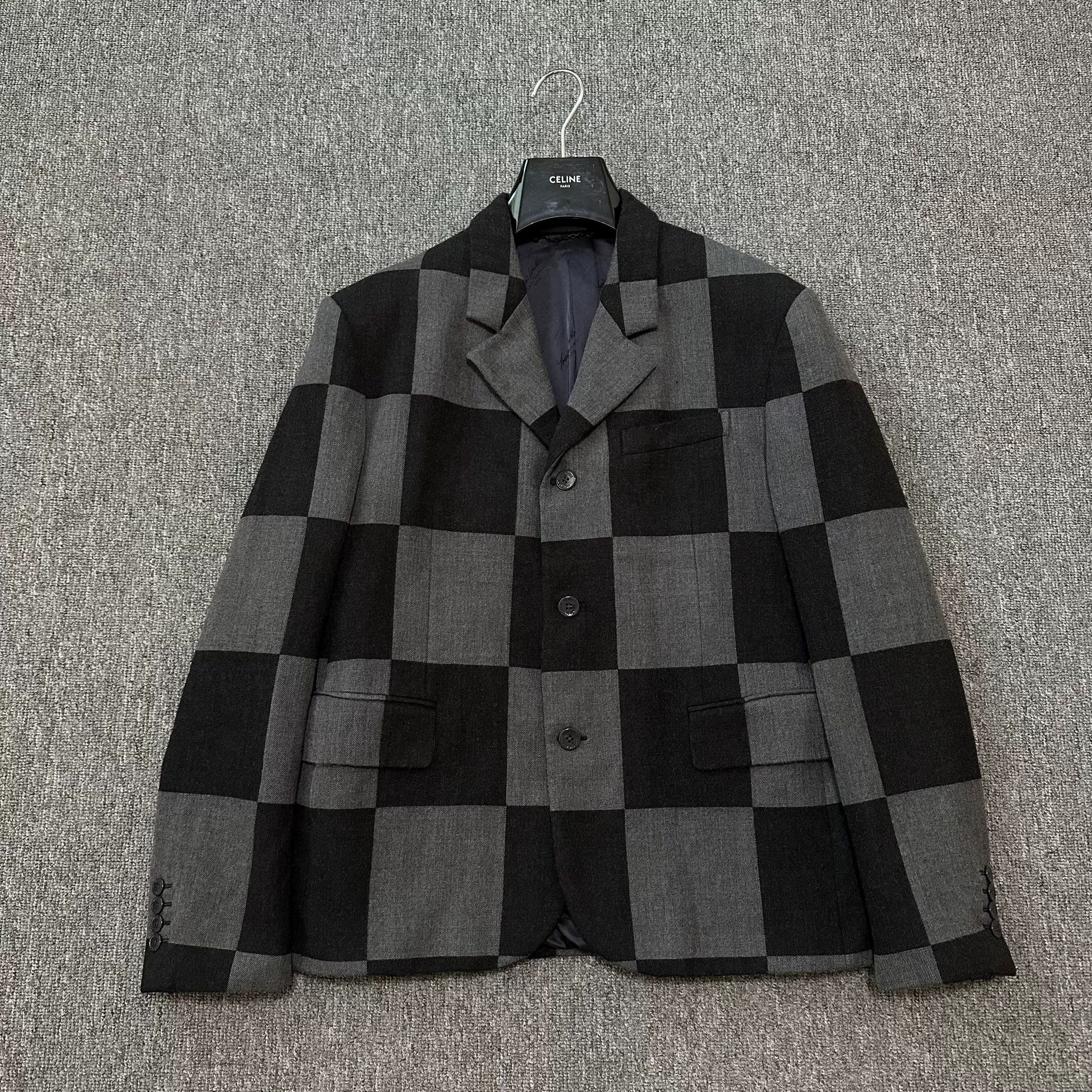 Louis Vuitton Louis Vuitton Nigo Checkerboard Suit Jacket Size US L / EU 52-54 / 3 - 1 Thumbnail