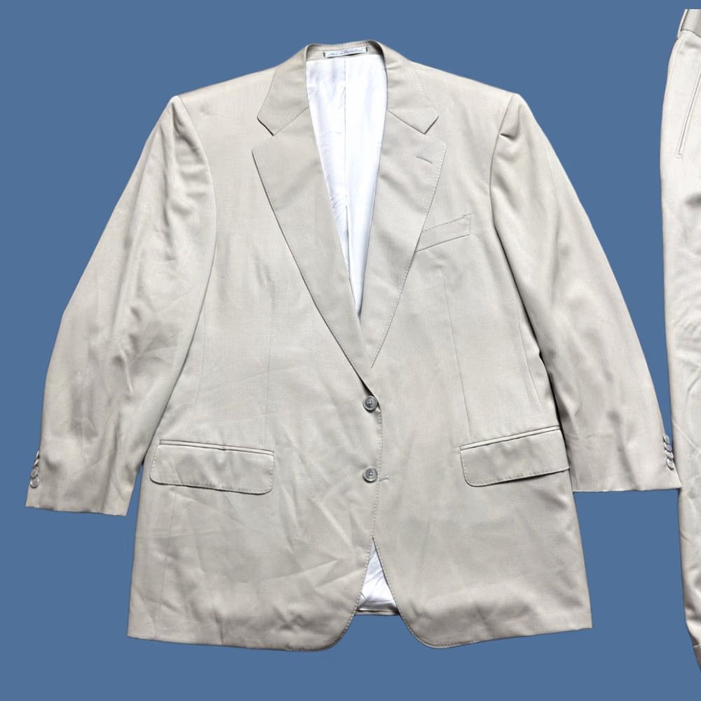 Ermenegildo Zegna Ermenegildo Zegna Suit Mens 46 Beige SARTORIAL 2pc Wool Men 46R 37X27 Switzerland Size 46R - 1 Thumbnail