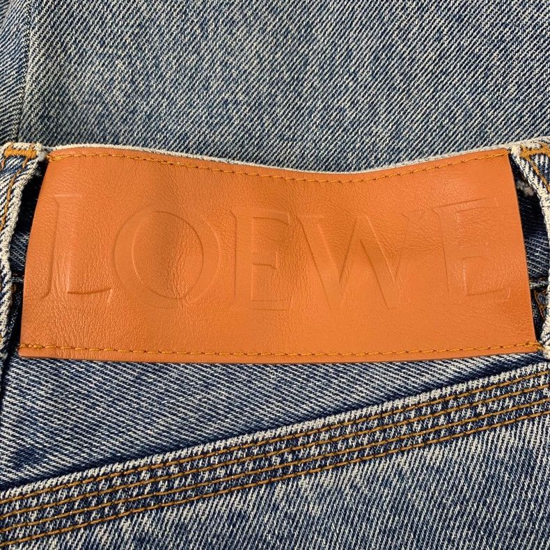 Loewe Loewe size32 Blue logo embroidered cotton casual straight l Size 42" / US 20 - 5 Thumbnail