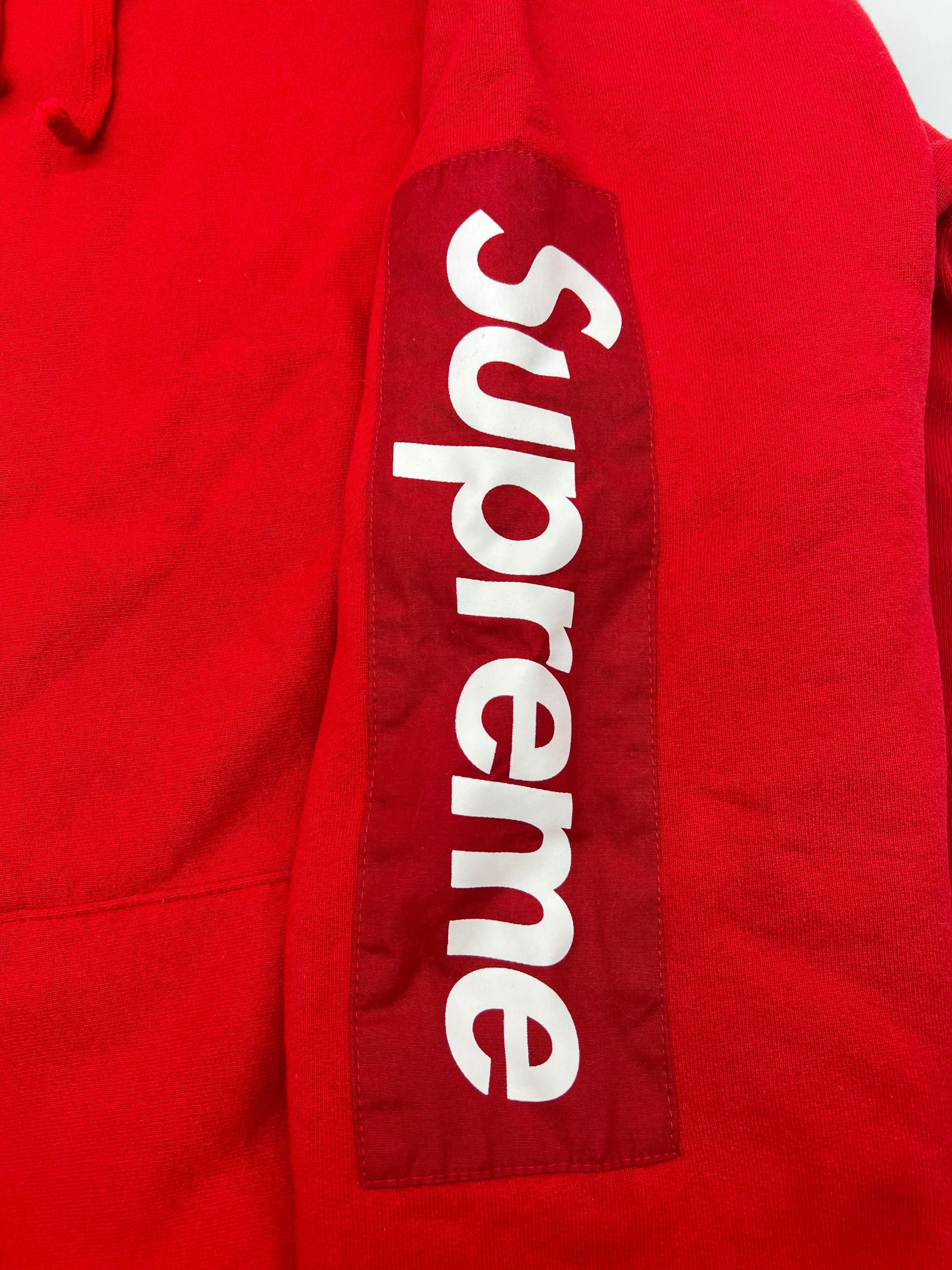 Supreme Supreme Sleeve Patch Hooded Sweatshirt Size US L / EU 52-54 / 3 - 2 Thumbnail