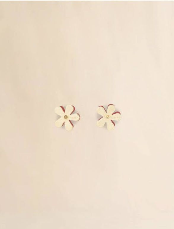Marni o1w1db10326 Size: OS/Flower Pop Earrings in Red Size ONE SIZE - 2 Thumbnail