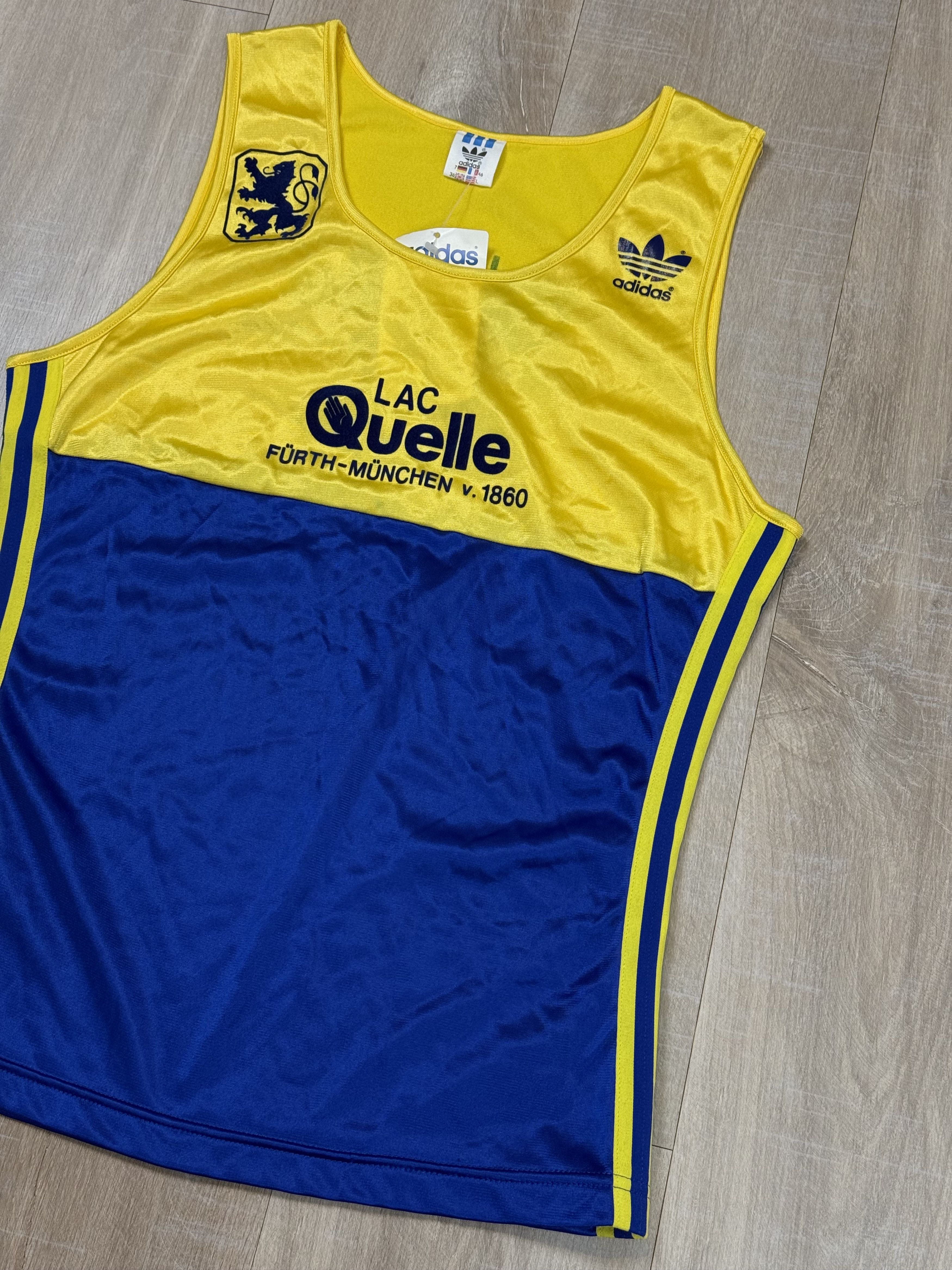 Adidas RARE 1860 Munich Vintage Training Jersey Sleeveless Size US L / EU 52-54 / 3 - 2 Thumbnail