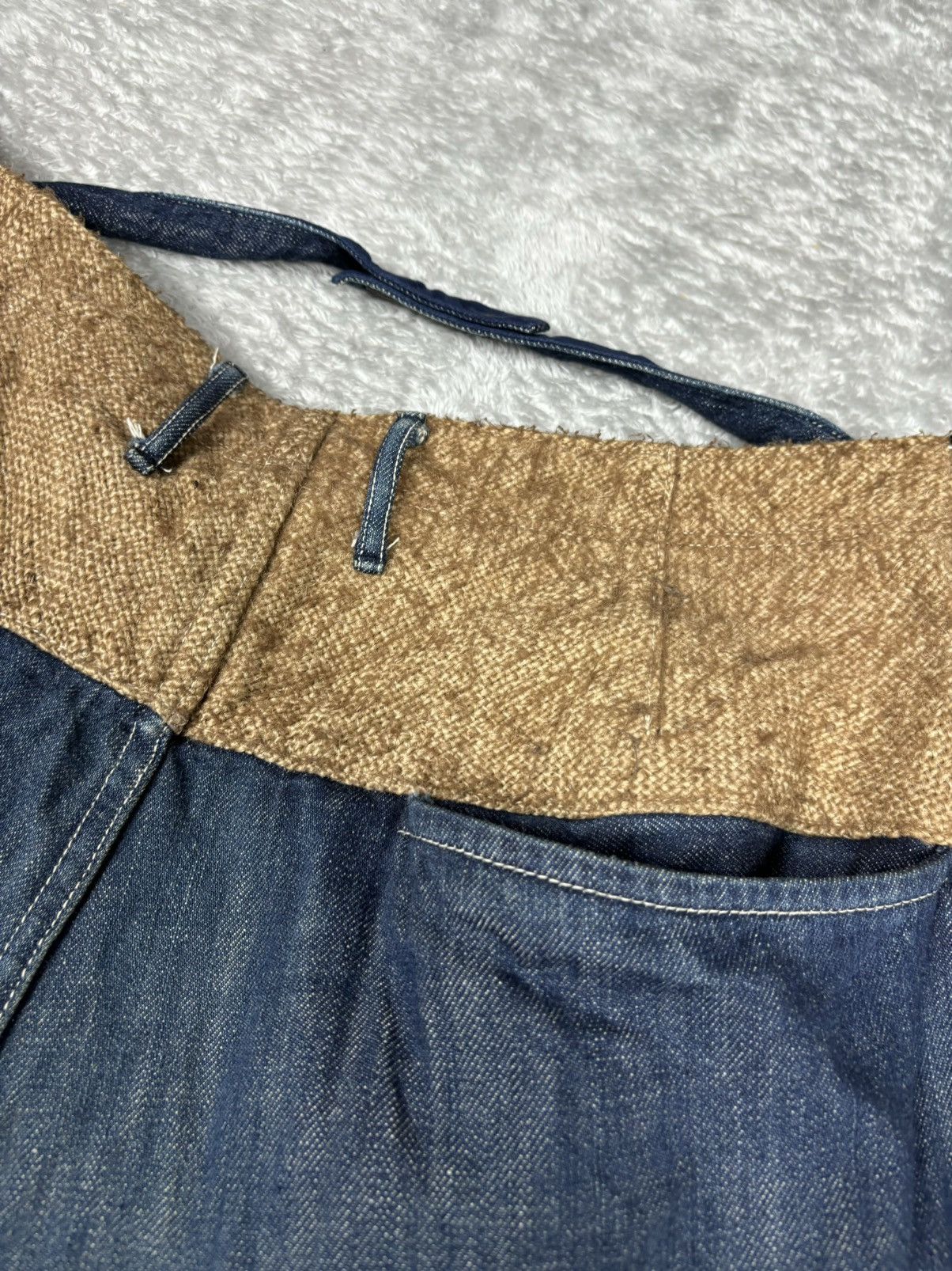Kapital Kountry Kapital Kiro Hirata Hemp Switching Denim Clown Pants S0368 Size US 32 / EU 48 - 11 Thumbnail