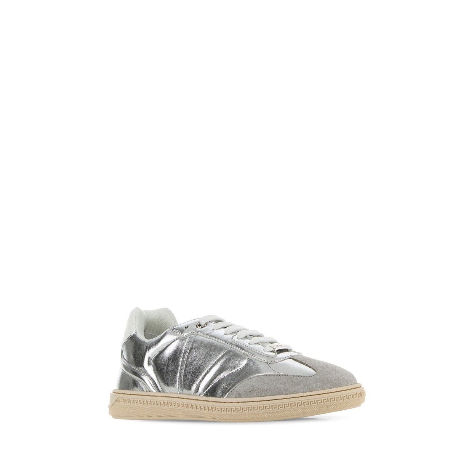 Versace VERSACE Free Silver Sneakers New & Authentic (Men's size:US Size US 9.5 / EU 42-43 - 4 Thumbnail