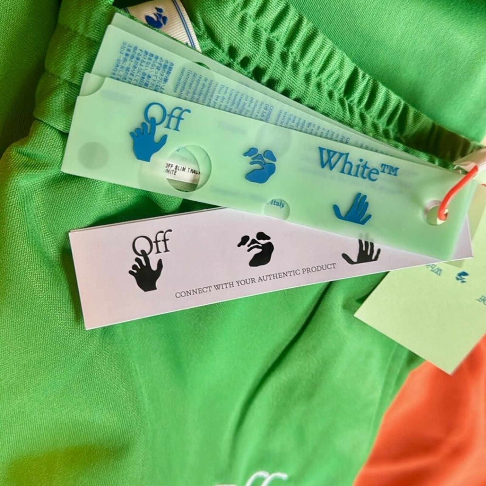 Off-White Off White Hand Off Slim Track Pants Green L Size US 42 / EU 58 - 3 Thumbnail