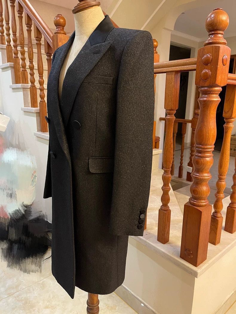 Saint Laurent Paris Saint Laurent Double-Breasted Overcoat-2506 Size US M / EU 48-50 / 2 - 2 Thumbnail