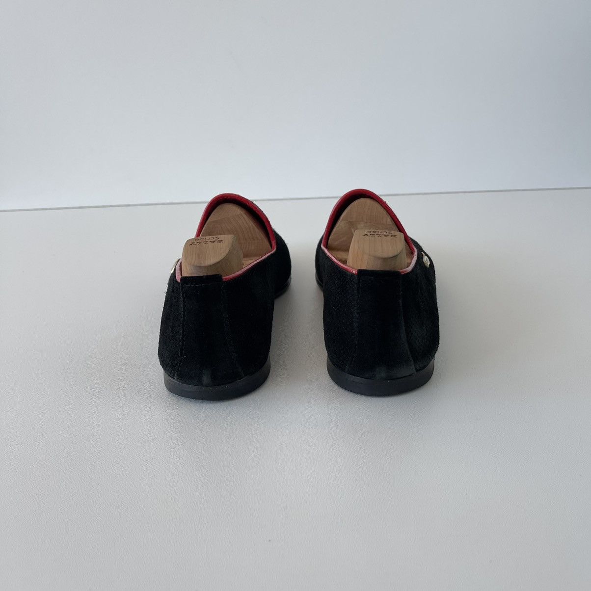 Zilli Zilli Suede Loafers Leather Perforation Shoes Black Rare Size US 11 / EU 44 - 8 Thumbnail